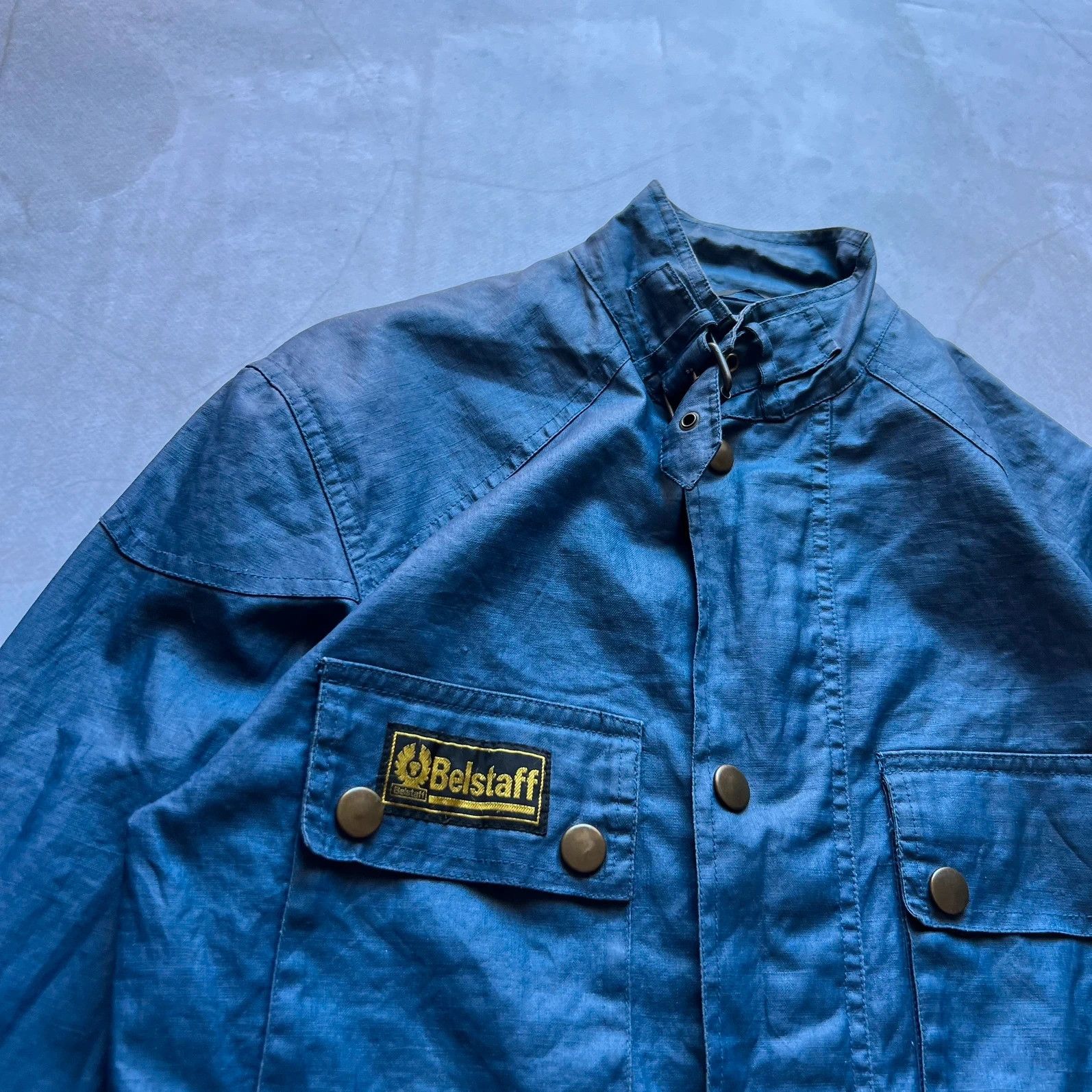 Belstaff vintage Belstaff Bomber jacket 90s motorcycle linen racing Size US M / EU 48-50 / 2 - 6 Thumbnail