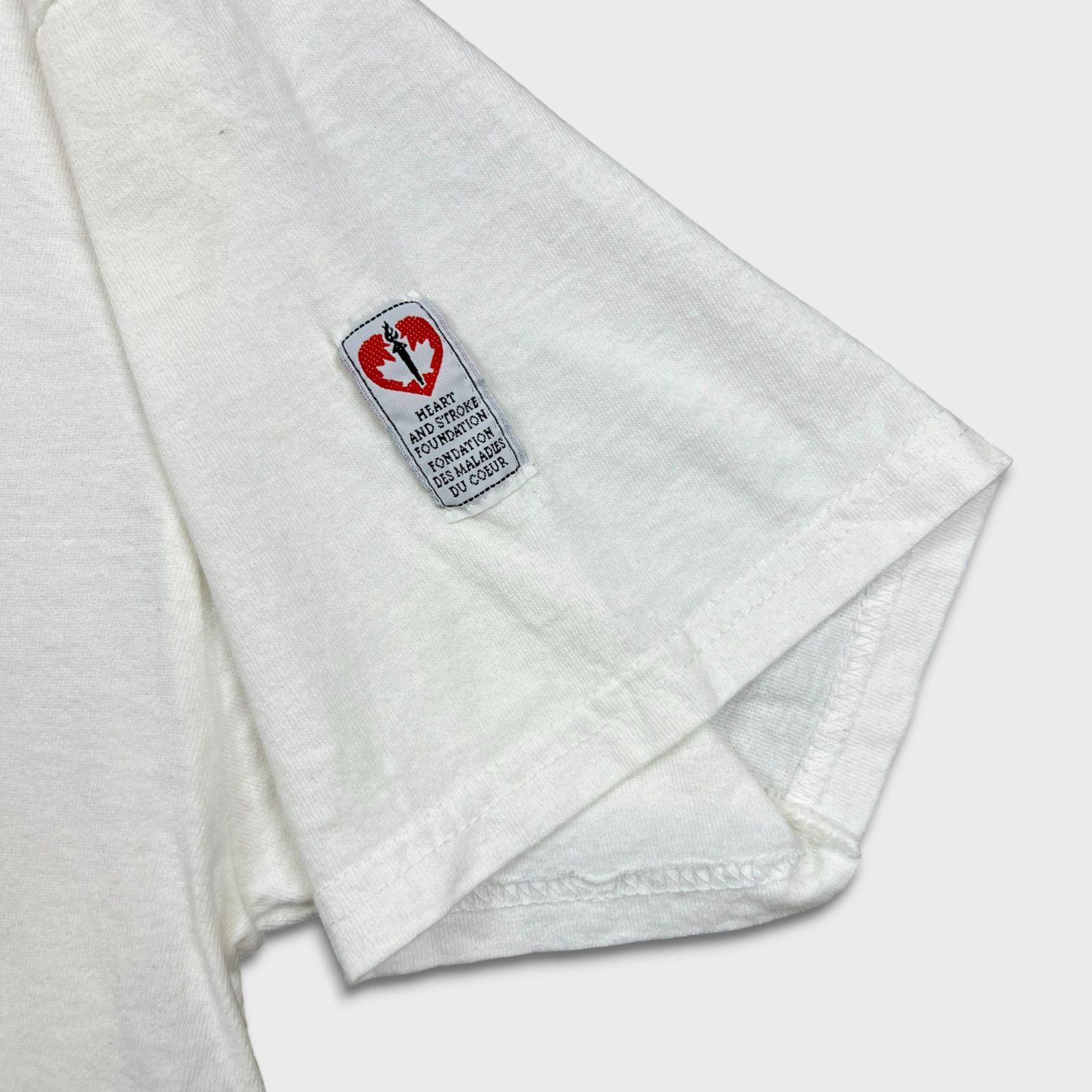 Nike × Vintage VTG 90s Nike T Shirt Medium Heart & Stroke Foundation Tee Size US M / EU 48-50 / 2 - 3 Thumbnail