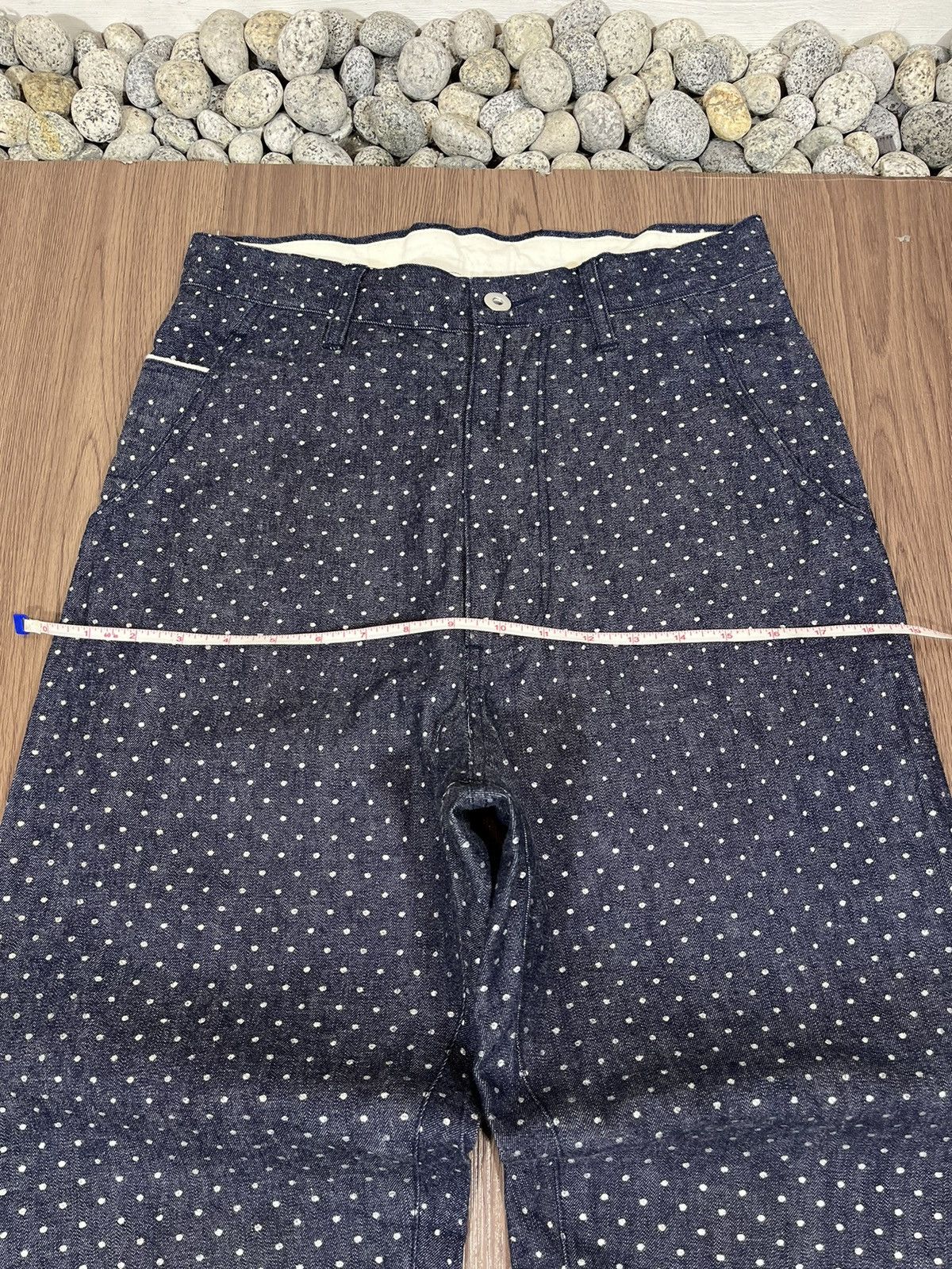 Designer × Japanese Brand Ichilu Design Labo Japan Polkadot Buckleback Pants Size US 29 - 12 Thumbnail