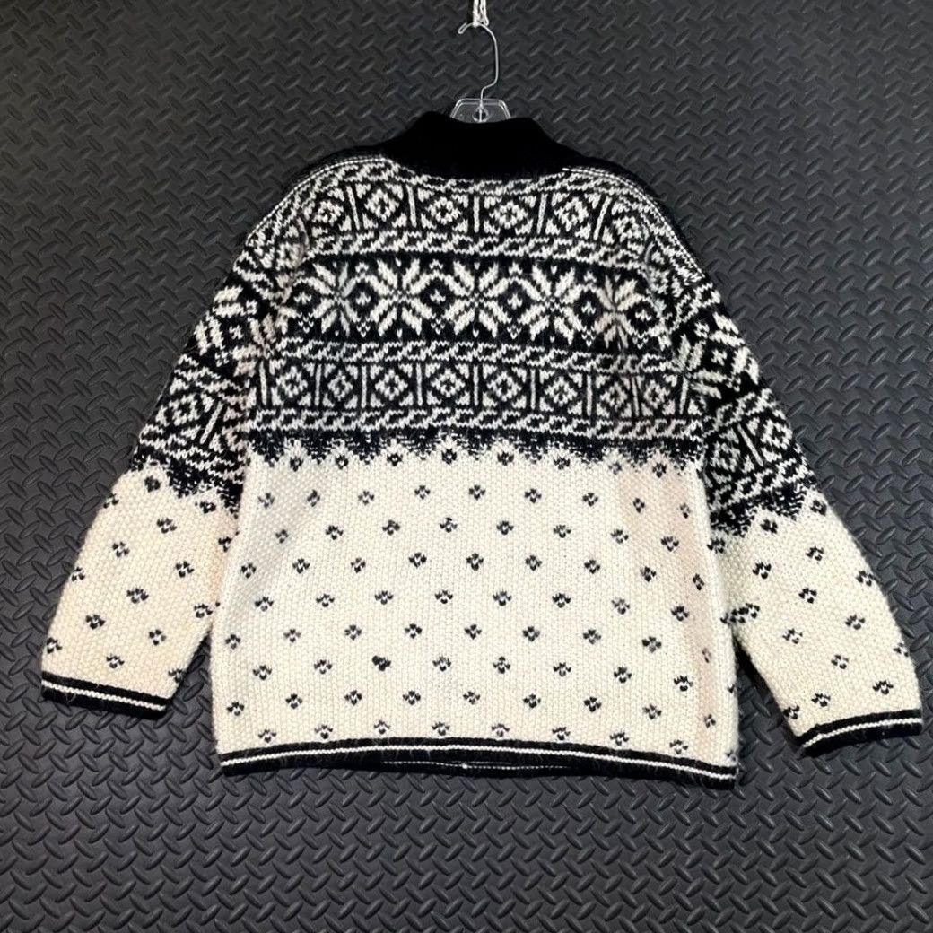 Jones New York Jones New York Sport Sweater Petite Women P/M Wool Blend Fair Isle Knit Pullover Size M / US 6-8 / IT 42-44 - 2 Thumbnail