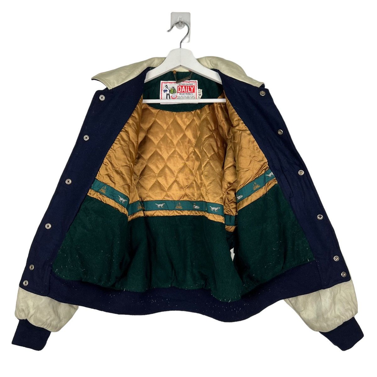 Buzz Rickson's 🔥 1980s VINTAGE DAILY WEAR WORK BATTLE OF THE BASKETBALL Size US M / EU 48-50 / 2 - 10 Thumbnail