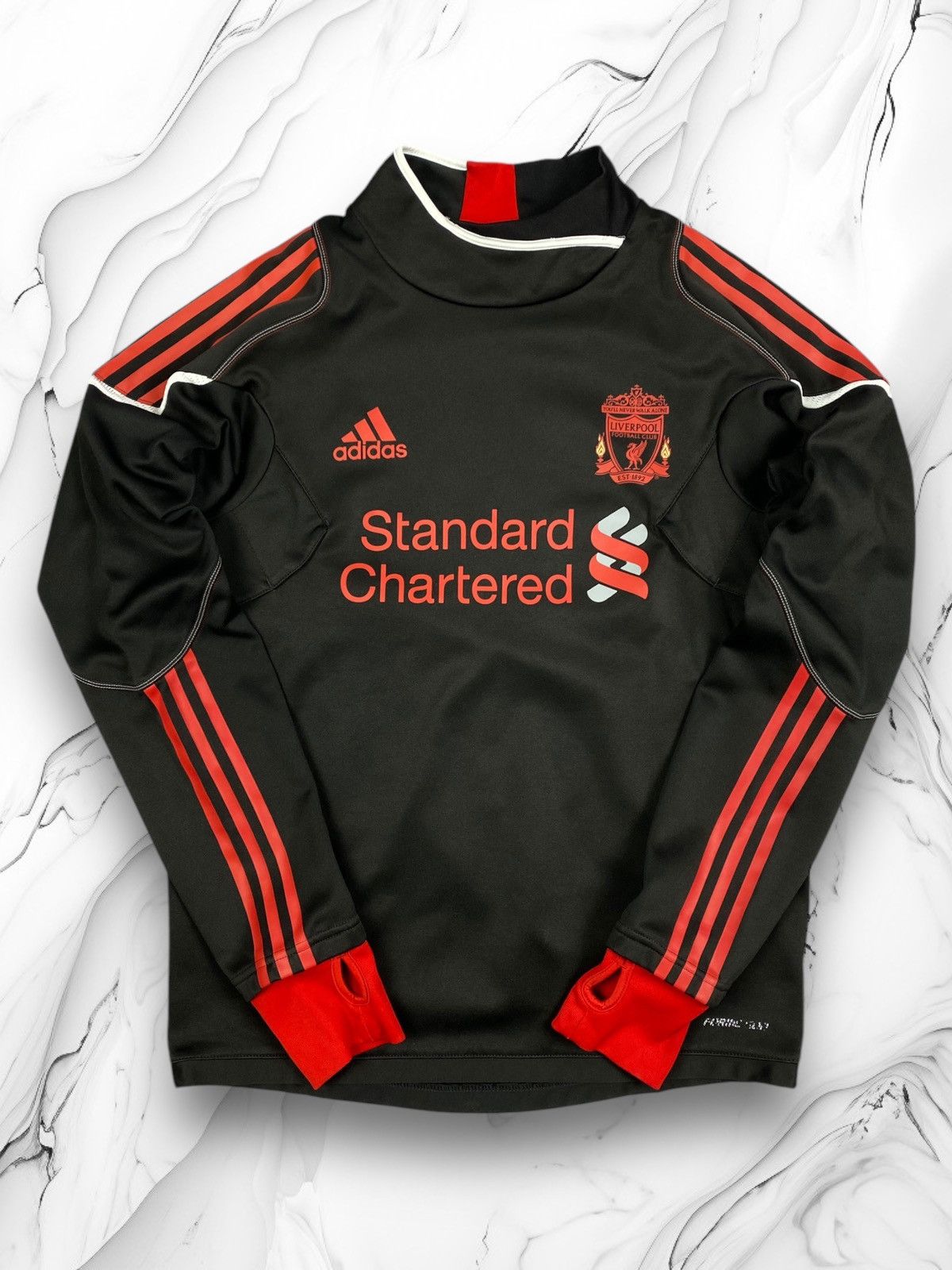 Adidas Adidas Liverpool Training Long Sleeve Soccer Jersey Size US M / EU 48-50 / 2 - 1 Thumbnail