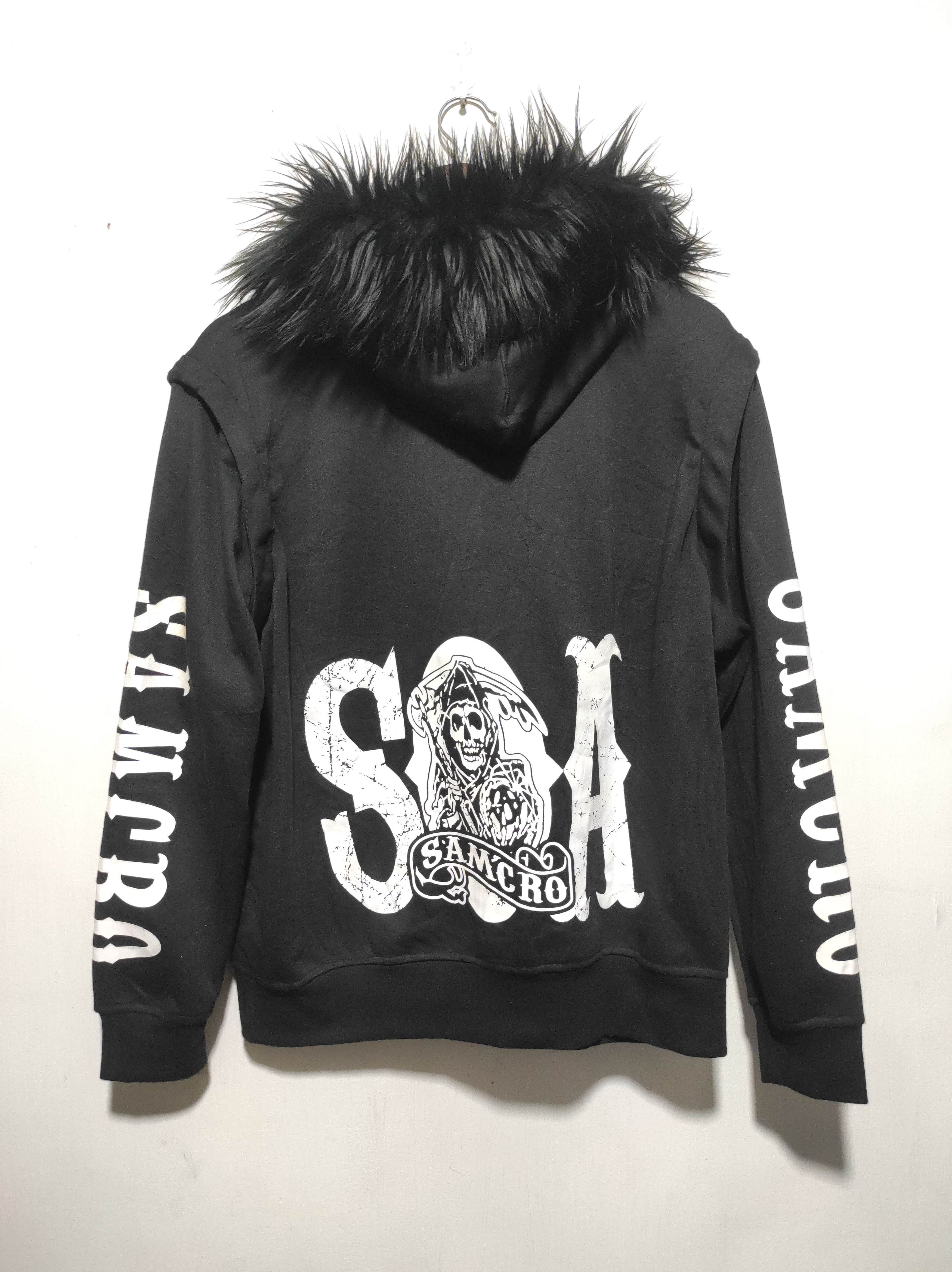 Japanese Brand Sons of A Anarchy California zip fur hoodie vest Size US S / EU 44-46 / 1 - 16 Thumbnail