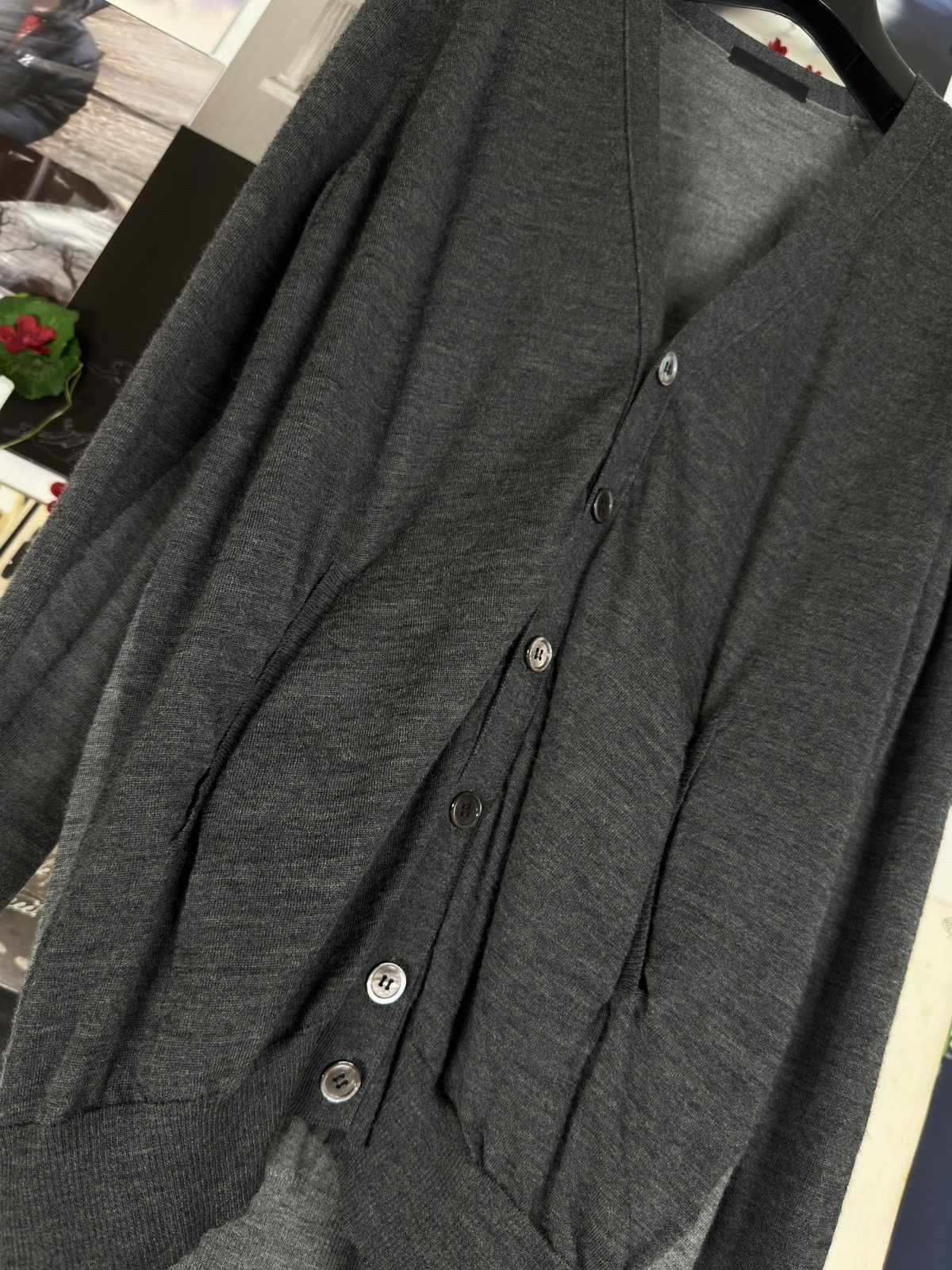 Undercover Sample AW11 "Mirror" Merino Wool Two Tone Cardigan Size US M / EU 48-50 / 2 - 3 Thumbnail