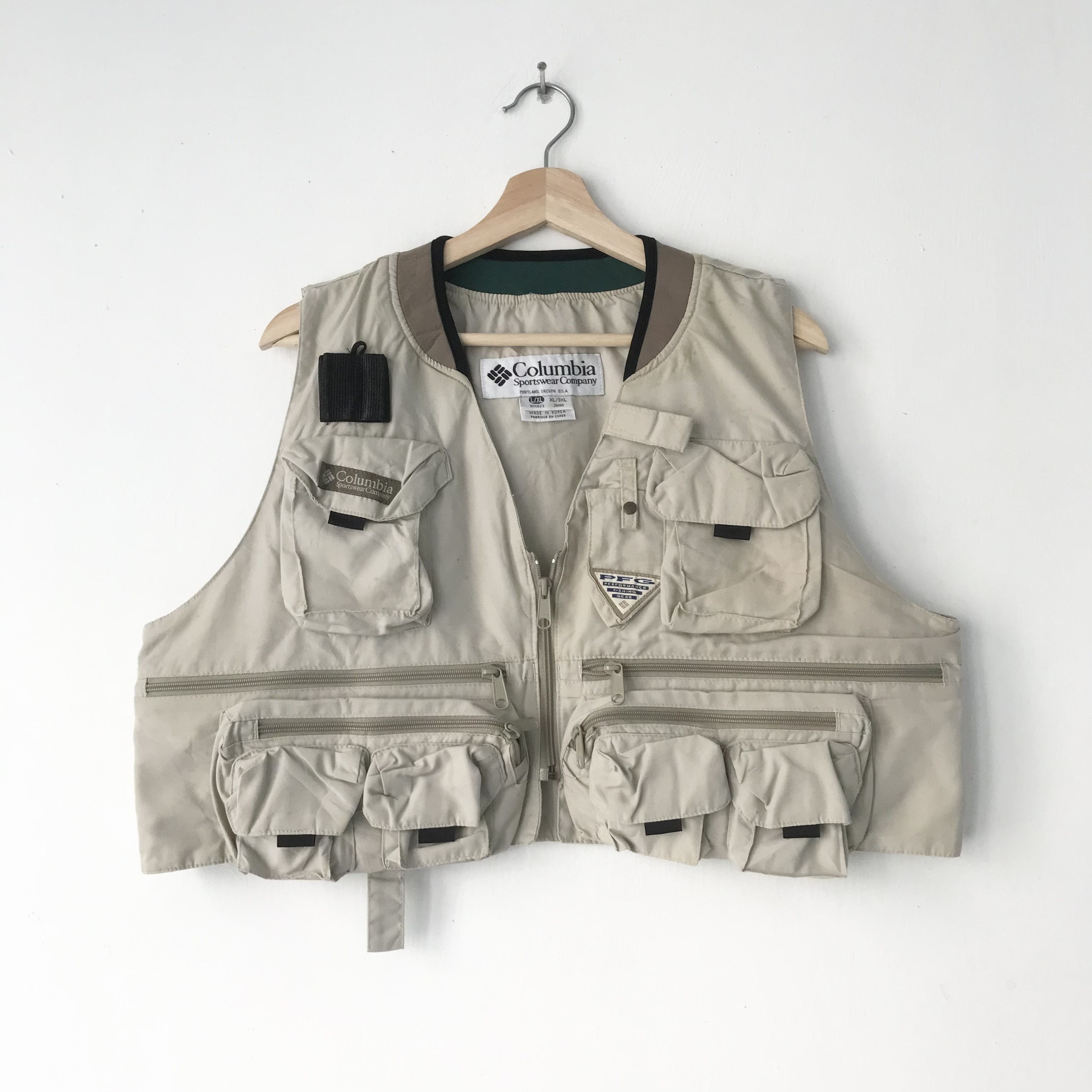Vintage OG Columbia Tactical Pocket Hunting Coat Vest