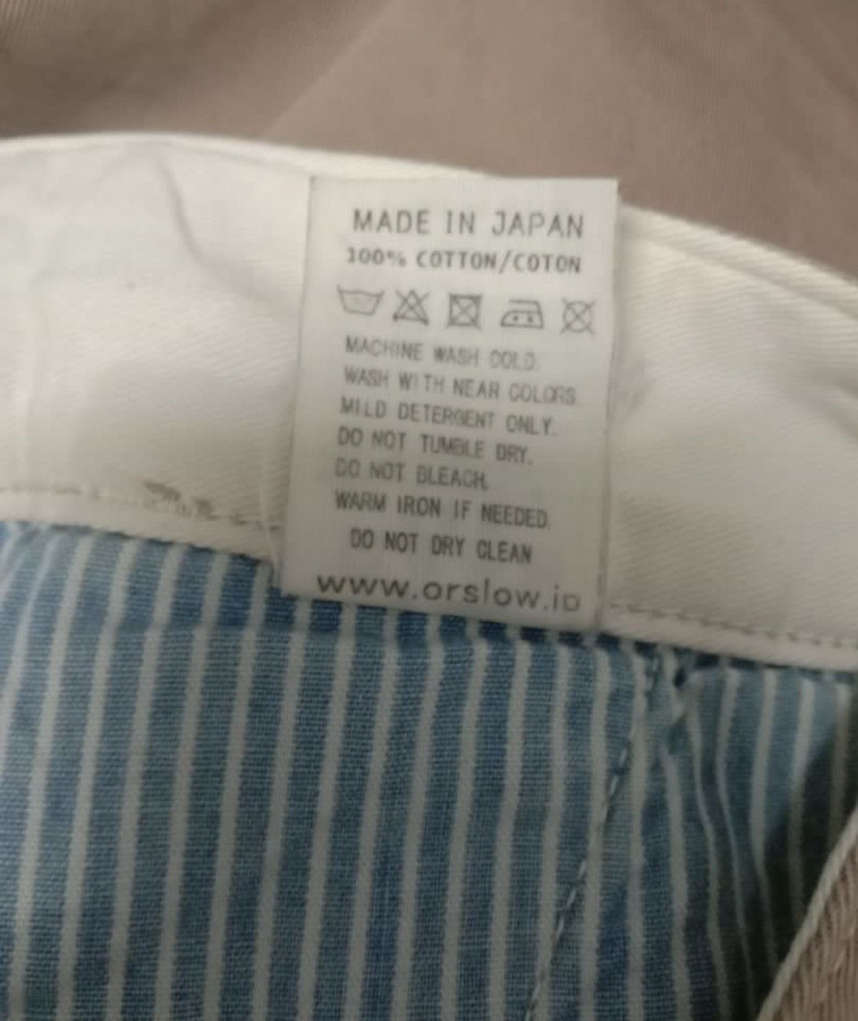 Orslow Orslow Billy Jean Khaki Trousers Size US 29 - 10 Thumbnail