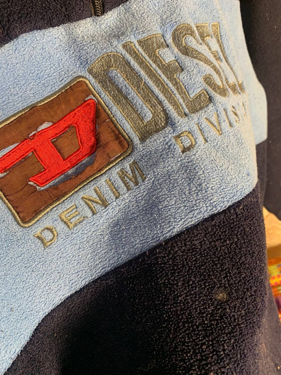 Diesel Vintage Diesel Industry Denim Division Retro Fleece Y2K 90s Size US S / EU 44-46 / 1 - 4 Thumbnail