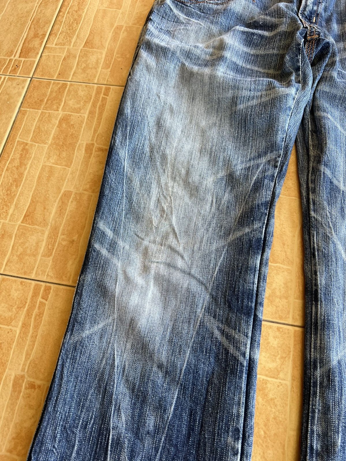 Edwin Vintage Edwin 503 Flare Mud Wash Jean Size US 31 - 14 Thumbnail