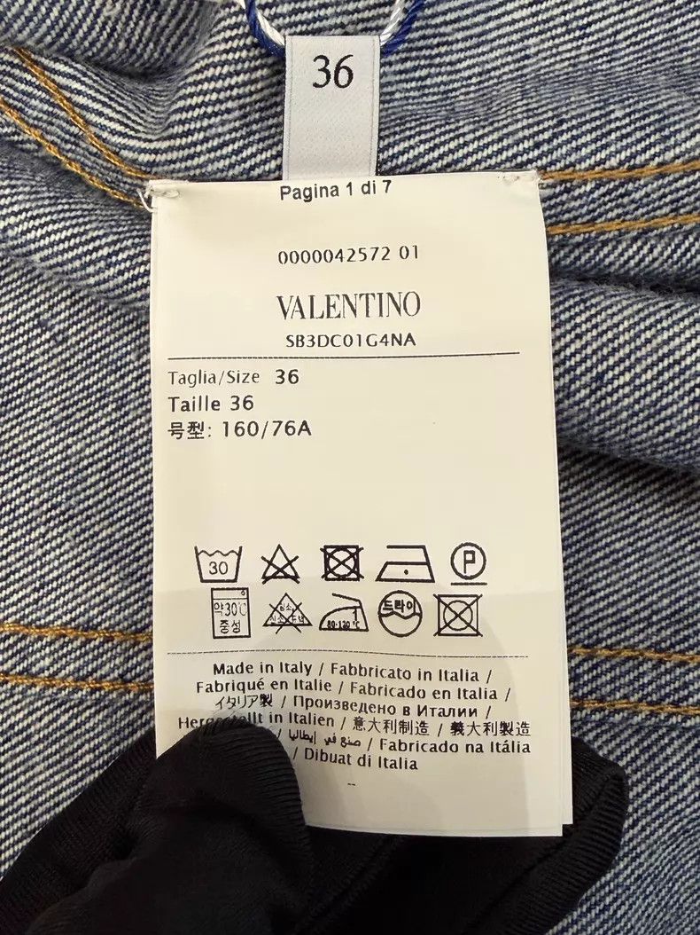 Valentino Valentino Large V letter single-breasted long-sleeved jack Size XXS / US 00 / IT 34 - 5 Thumbnail