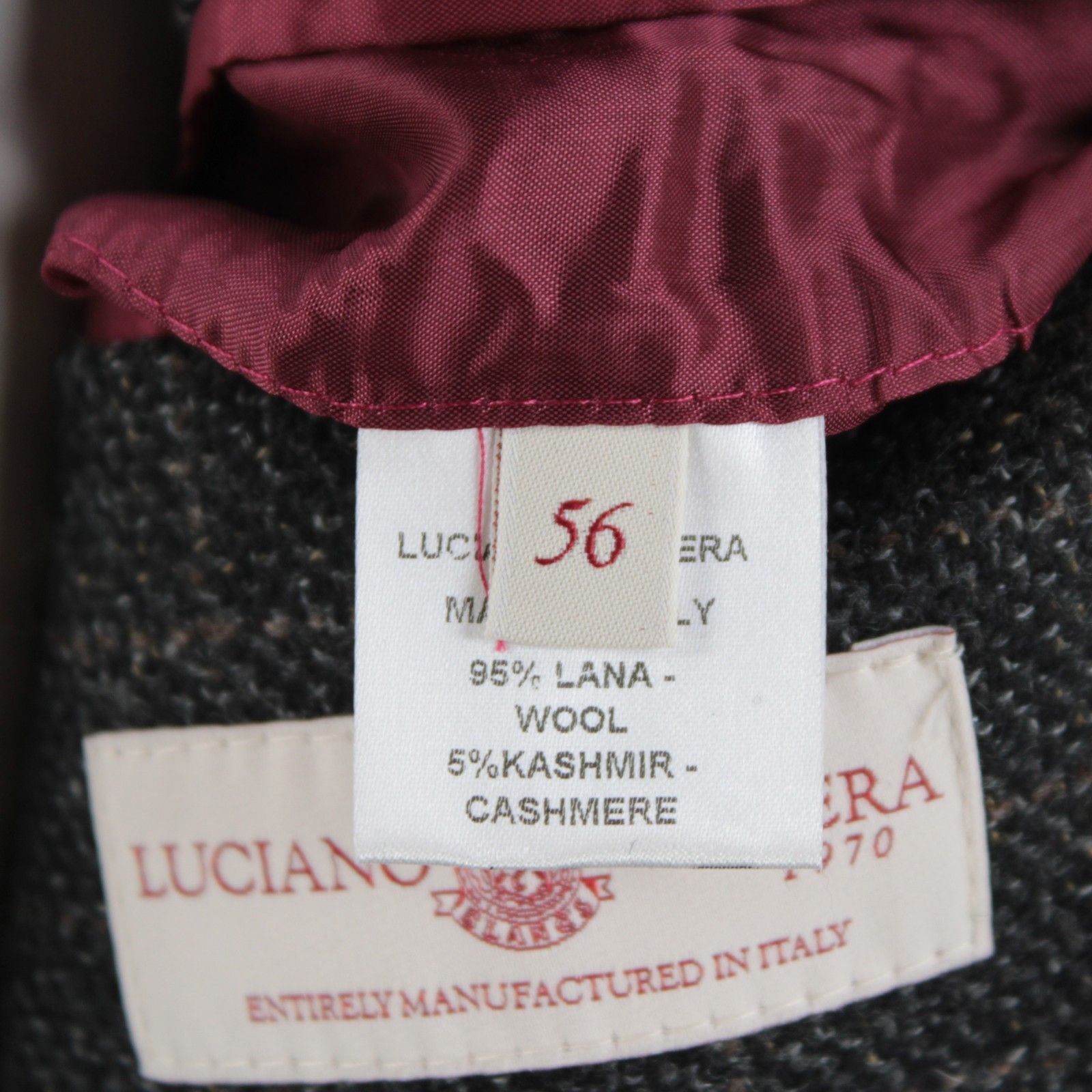 Luciano Barbera Luciano Barbera Sport Coat Size 46 US in Gray Size 46R - 8 Thumbnail