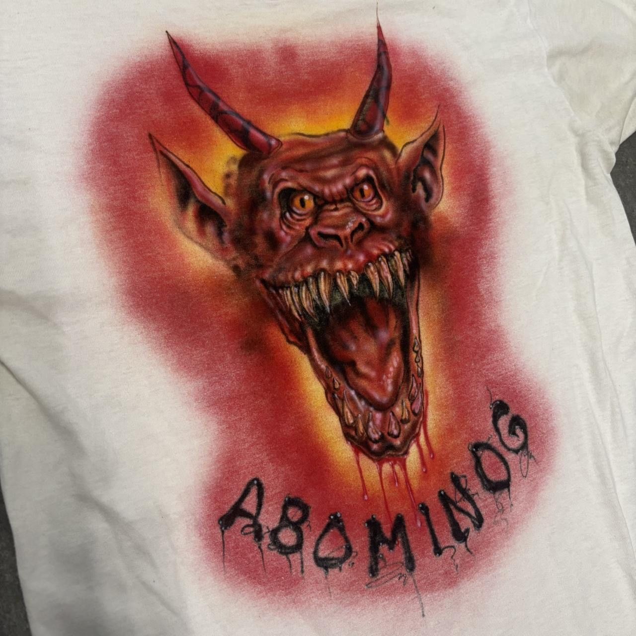 Vintage Vintage Uriah Heep Abominog Tee Airbrushed Size US L / EU 52-54 / 3 - 2 Thumbnail