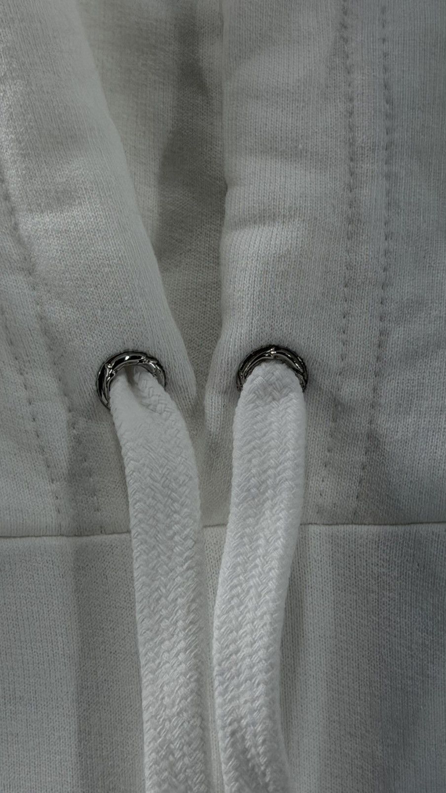 Chrome Hearts Chrome Hearts White Foil Hoodie Silver Scroll Script Size US M / EU 48-50 / 2 - 3 Thumbnail
