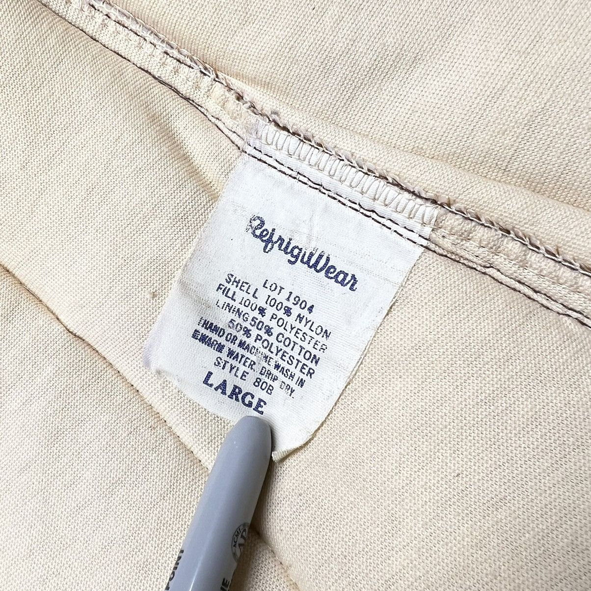 Refrigiwear × Vintage Refrigiwear Pants Brown Insulated Lined Quilted Puffer Size US 34 / EU 50 - 9 Thumbnail