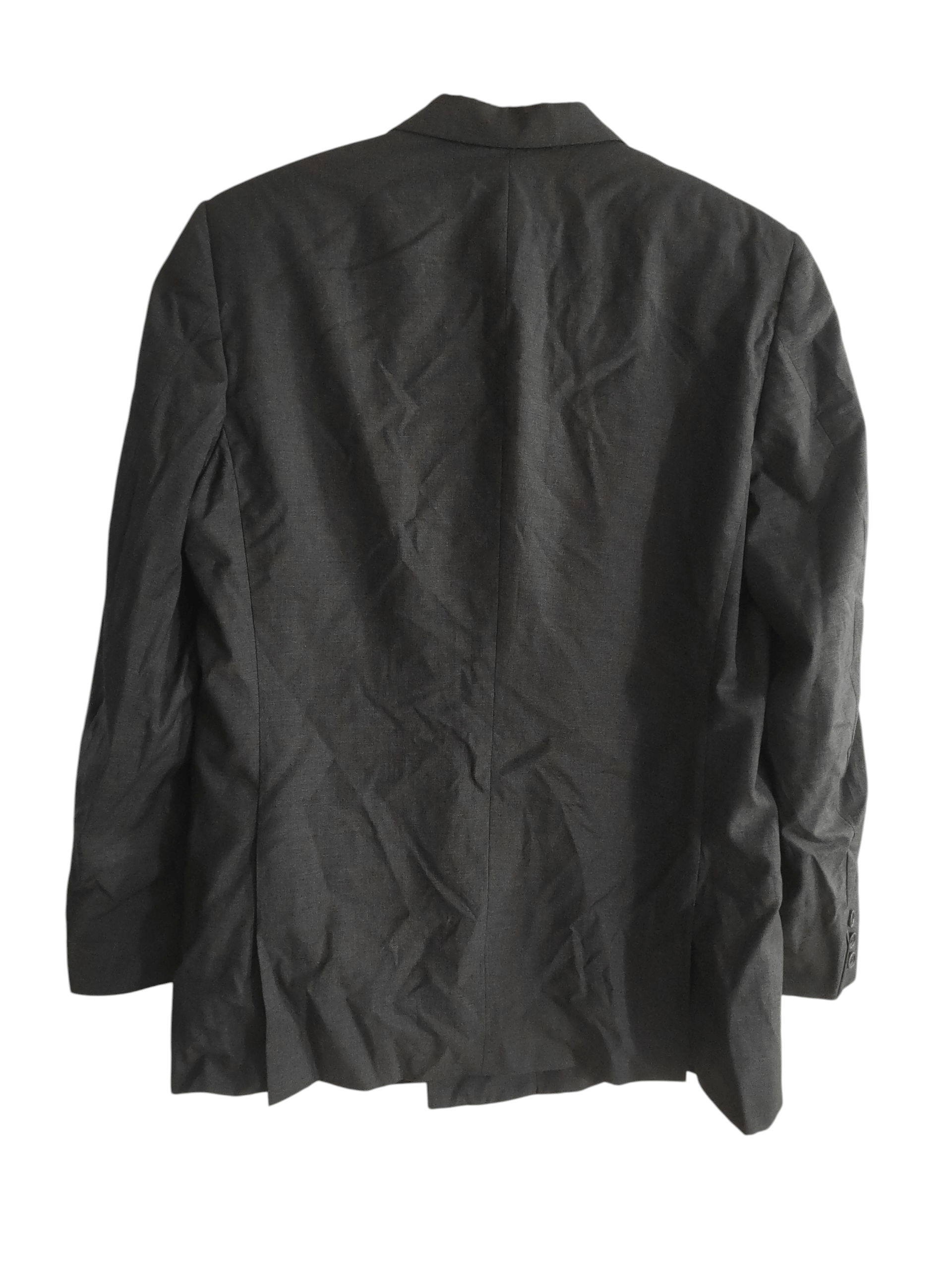 Cerruti 1881 Nino Cerruti Dark Gray Check 100% Wool Blazer Sport Coat Size US M / EU 48-50 / 2 - 2 Thumbnail