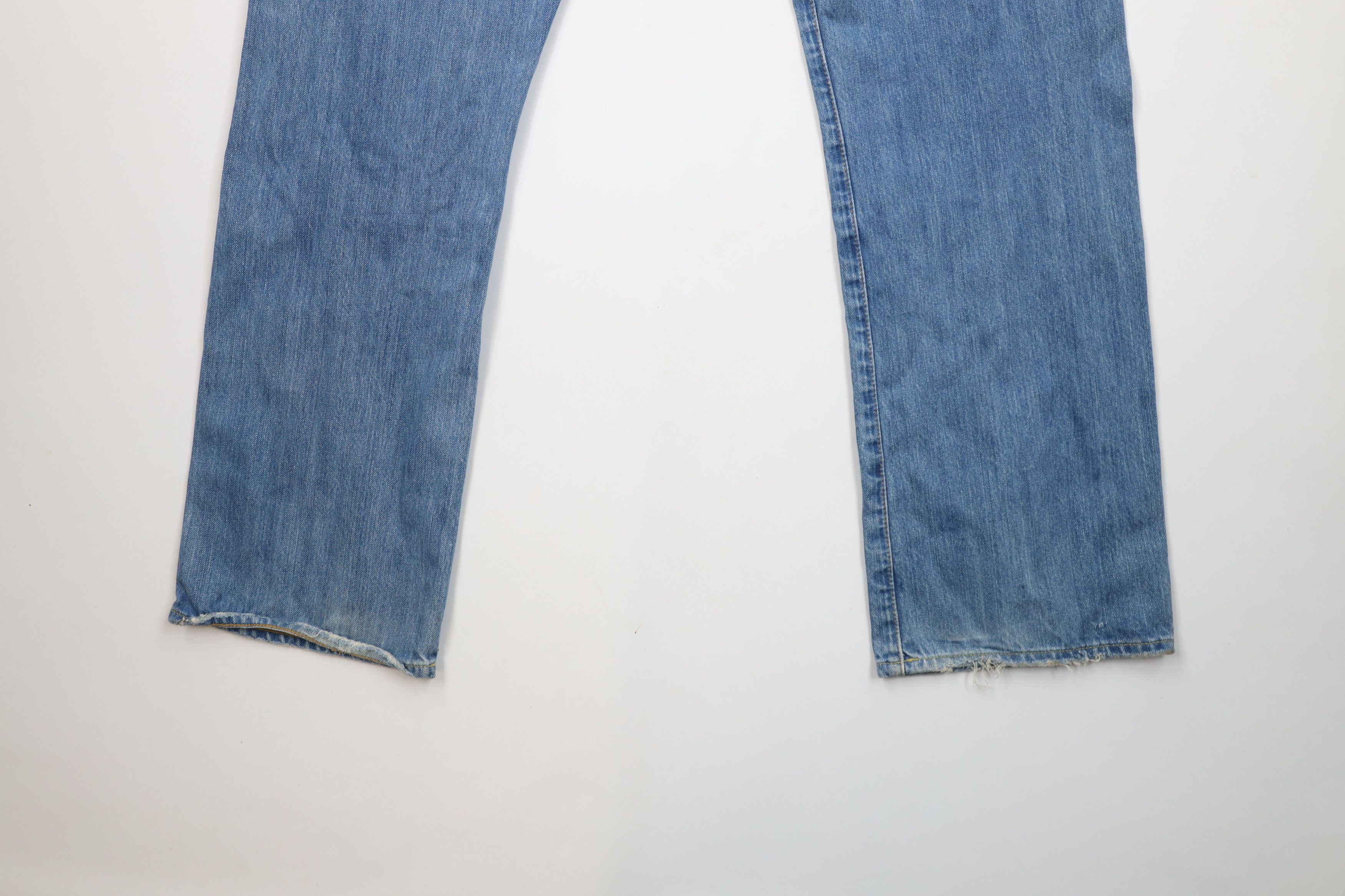 Polo Ralph Lauren × Vintage Vintage Ralph Lauren 67 Vintage Cut Wide Leg Jeans Blue Size US 33 - 15 Thumbnail