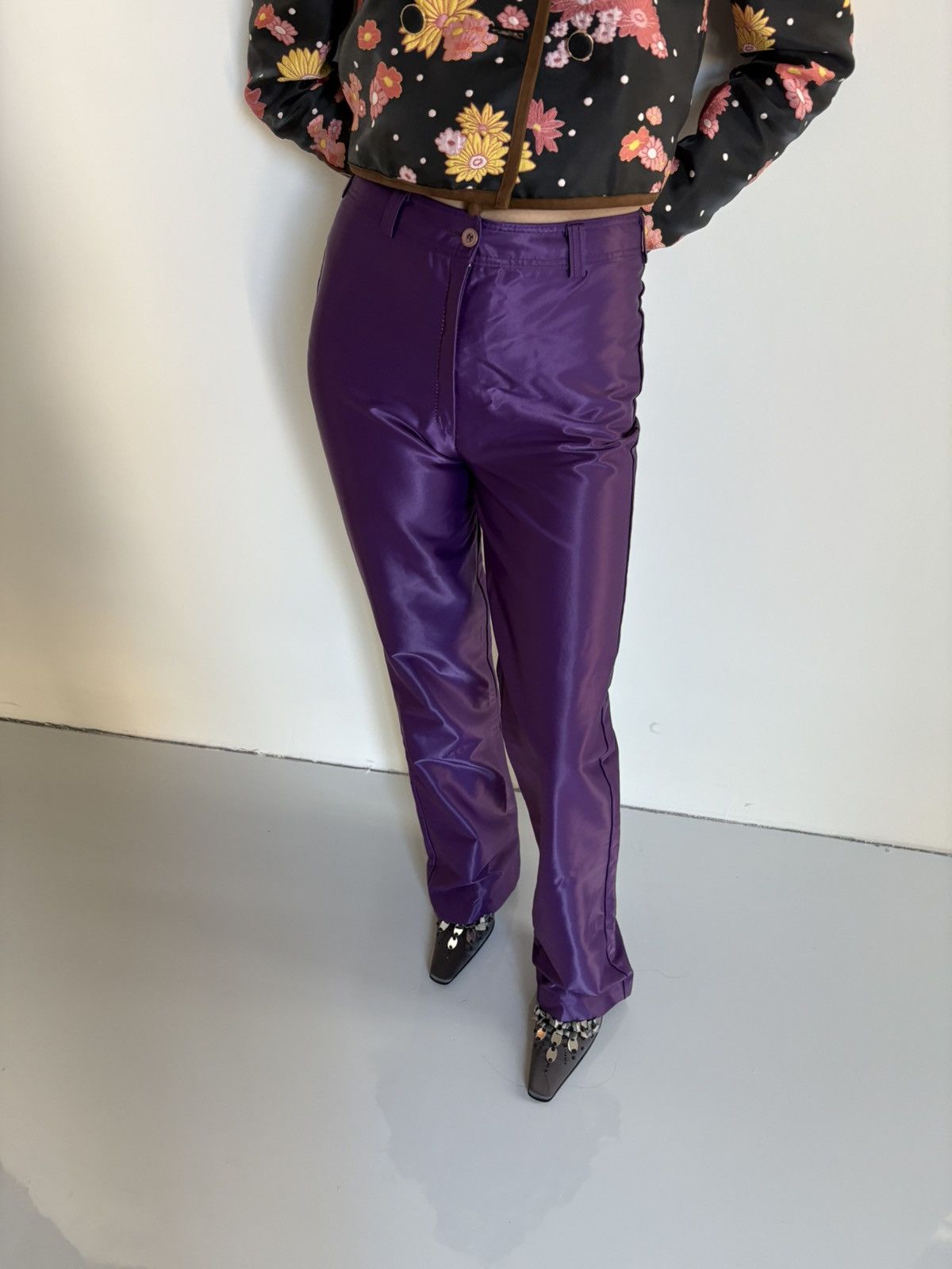 Vintage y2k italian trousers Size 24" / US 00 / IT 34 - 2 Thumbnail
