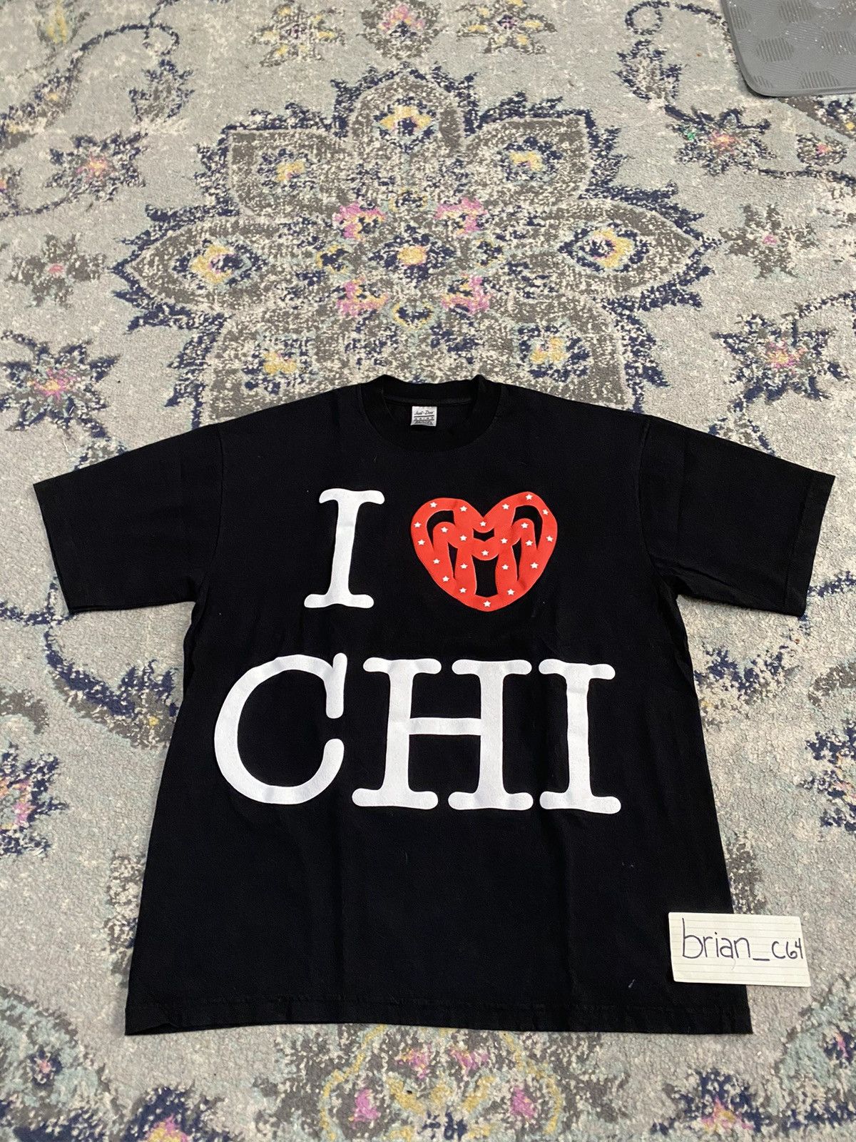 image of Mood Swings “I Heart Chi” T in Black, Men's (Size Large)