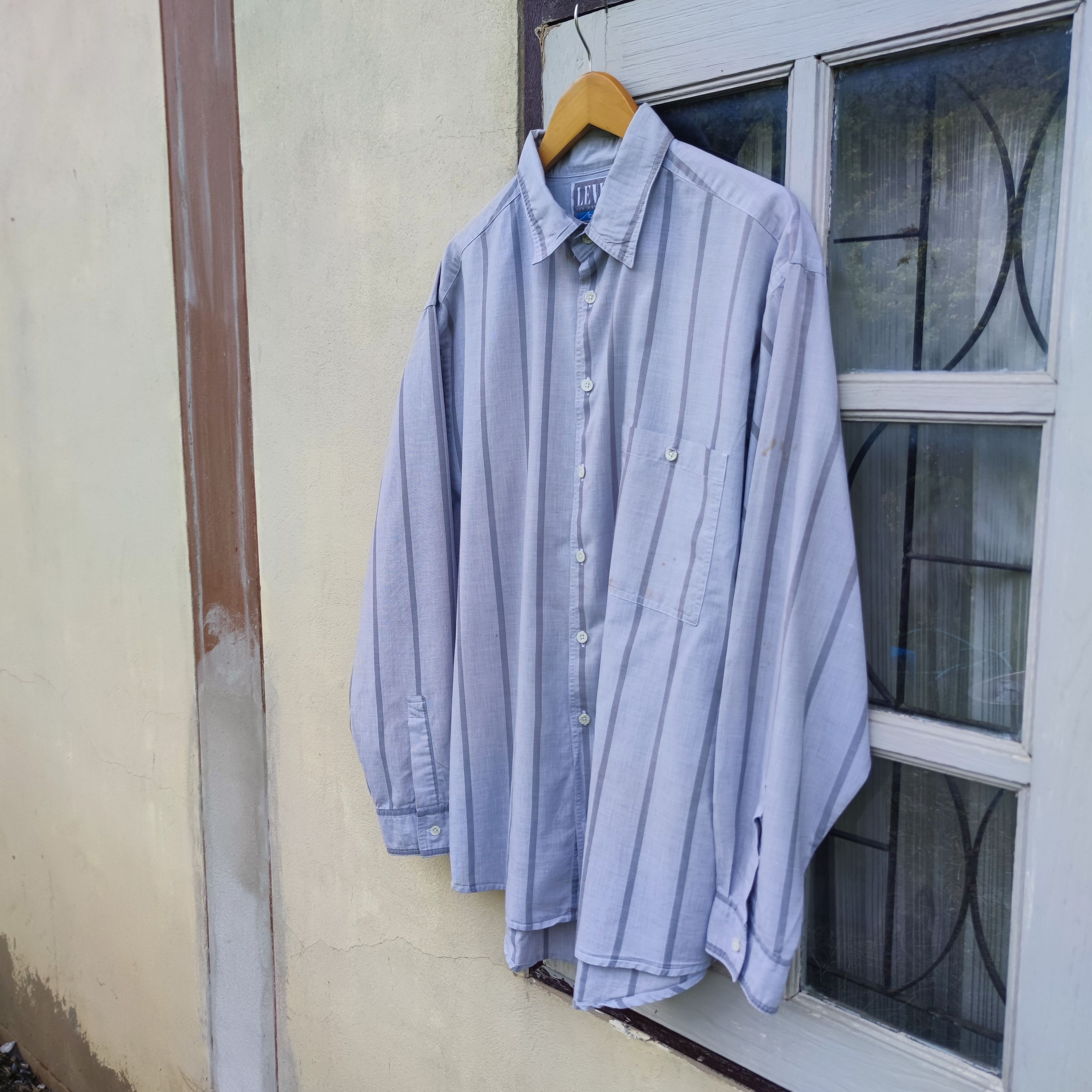 Levi's × Vintage Levi's San Francisco- Classic Button Up Striped Shirt Size US XL / EU 56 / 4 - 6 Thumbnail
