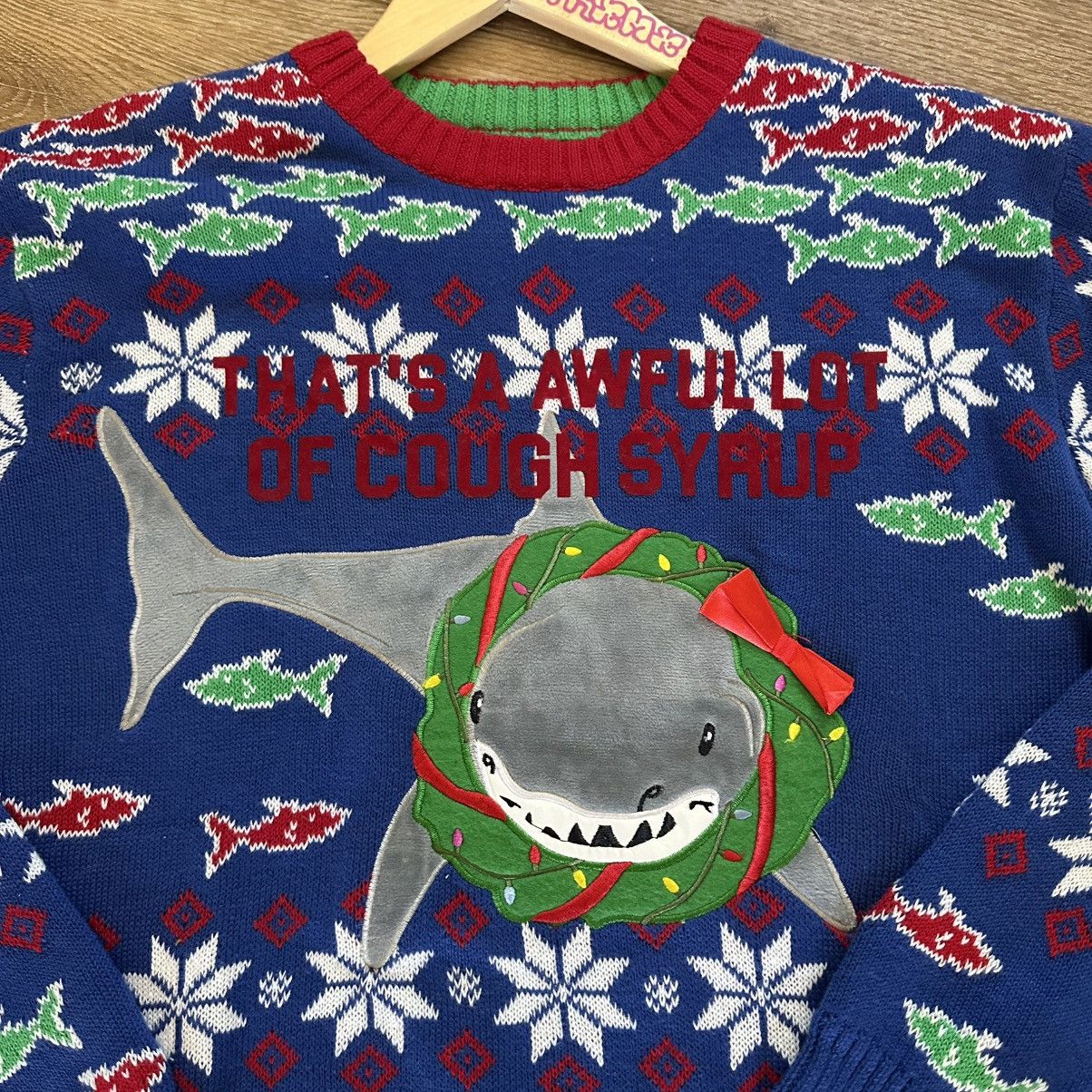 Awful Lot of Cough Syrup Awful lot of cough syrup Christmas sweater AUTHENTIC SAMPLE* Size US L / EU 52-54 / 3 - 2 Thumbnail