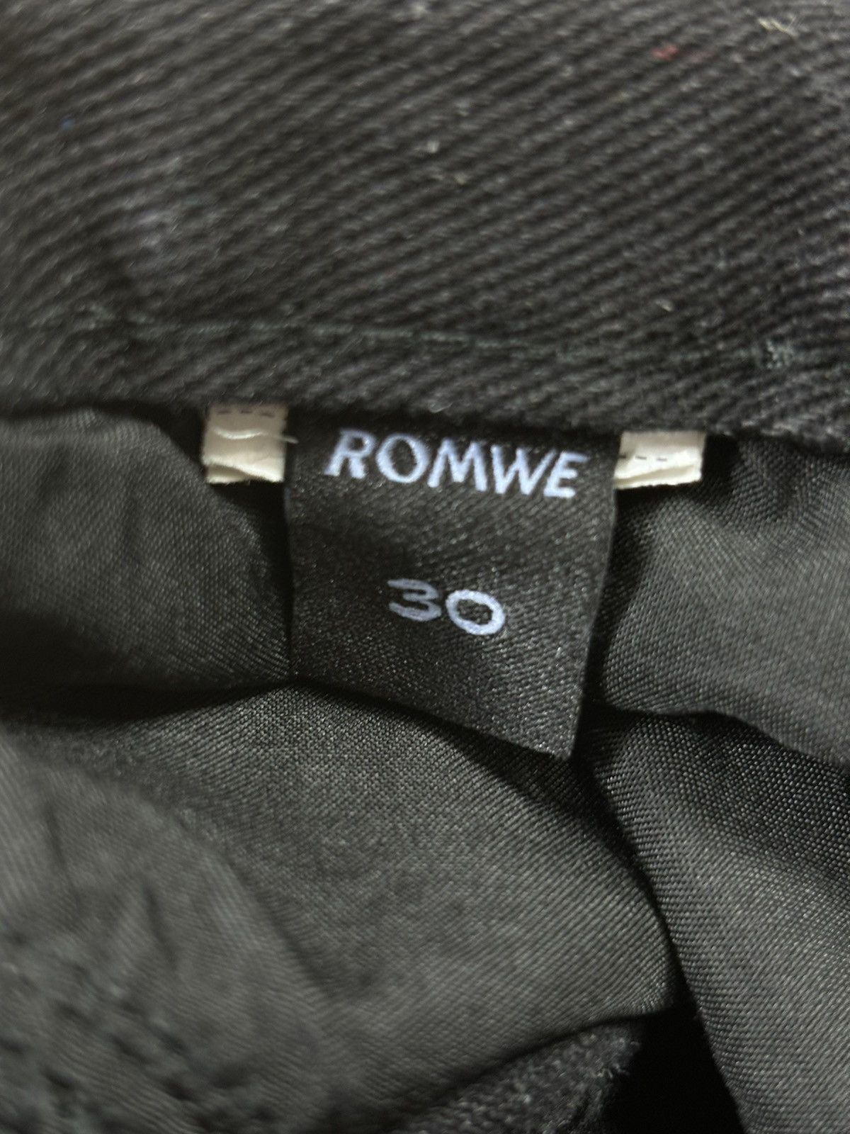 Japanese Brand ROMWE - Japanese Archives Grunge Punk Pocket Cargo Jeans Size US 29 - 6 Thumbnail