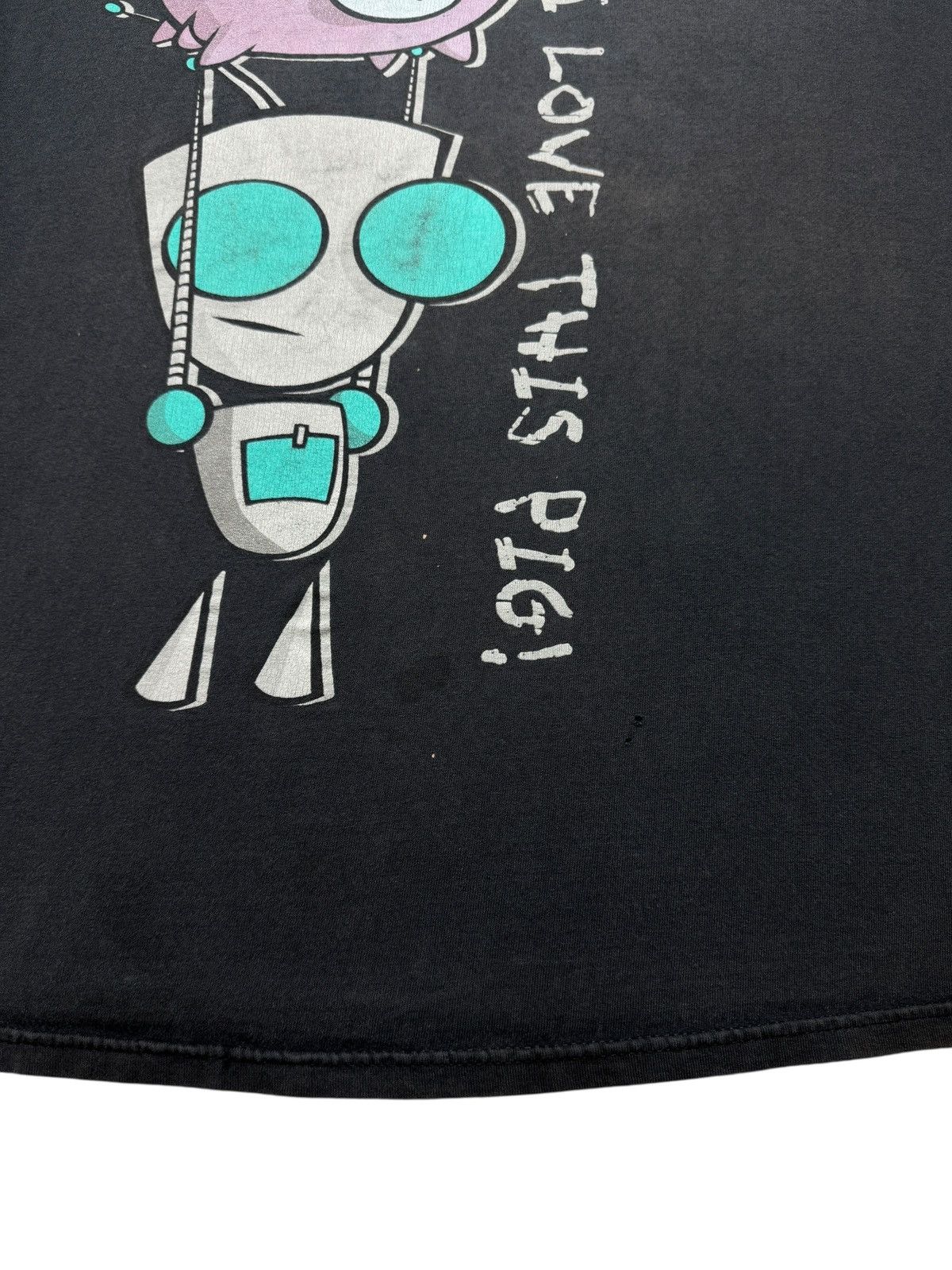 Vintage Vintage 2000’s Invader Zim Nickelodeon Cartoon Tee Shirt Size US L / EU 52-54 / 3 - 4 Thumbnail