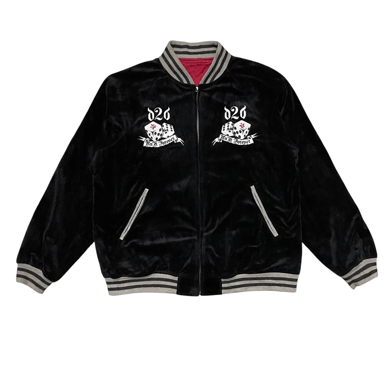 A&G Rock Vintage Studio 696 "Rock N Roll Never Die" Velvet Jacket Size US XL / EU 56 / 4 - 3 Thumbnail