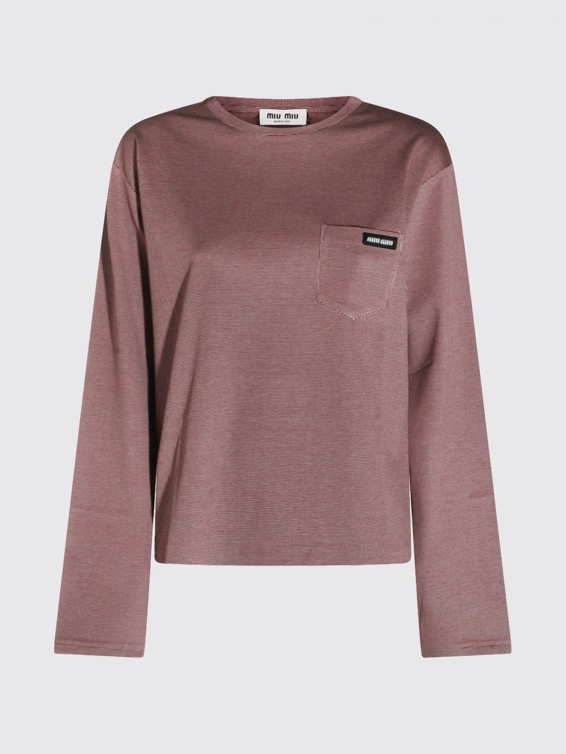 Miu Miu Miu Miu T-Shirt Woman White Size XS / US 0-2 / IT 36-38 - 1 Preview