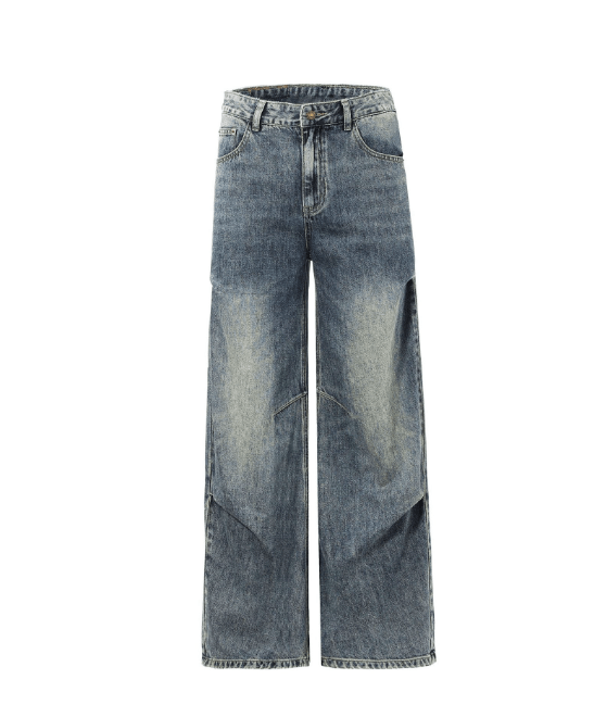 Japanese Brand × Jean Distressed straight men's retro loose baggy jeans Size US 32 / EU 48 - 5 Thumbnail