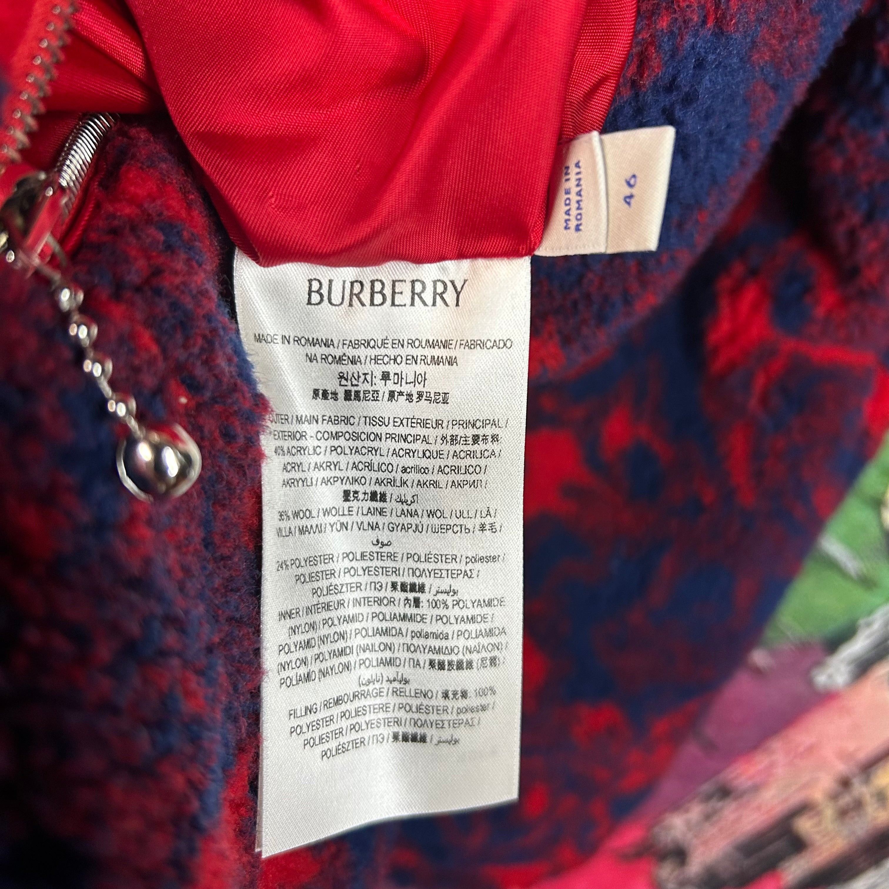 Burberry Burberry Reversible Rose Fleece Jacket Size 46 / Large Size US L / EU 52-54 / 3 - 6 Thumbnail