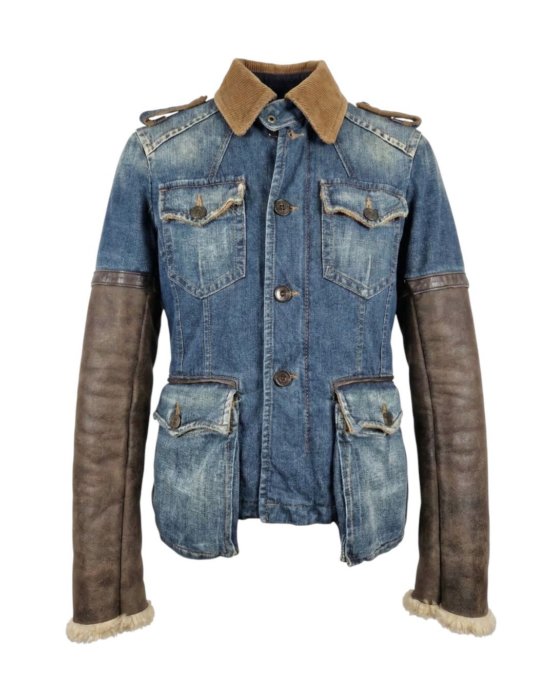 Dsquared2 F/W 2003 RUNWAY DENIM JACKET Size US M / EU 48-50 / 2 - 2 Thumbnail
