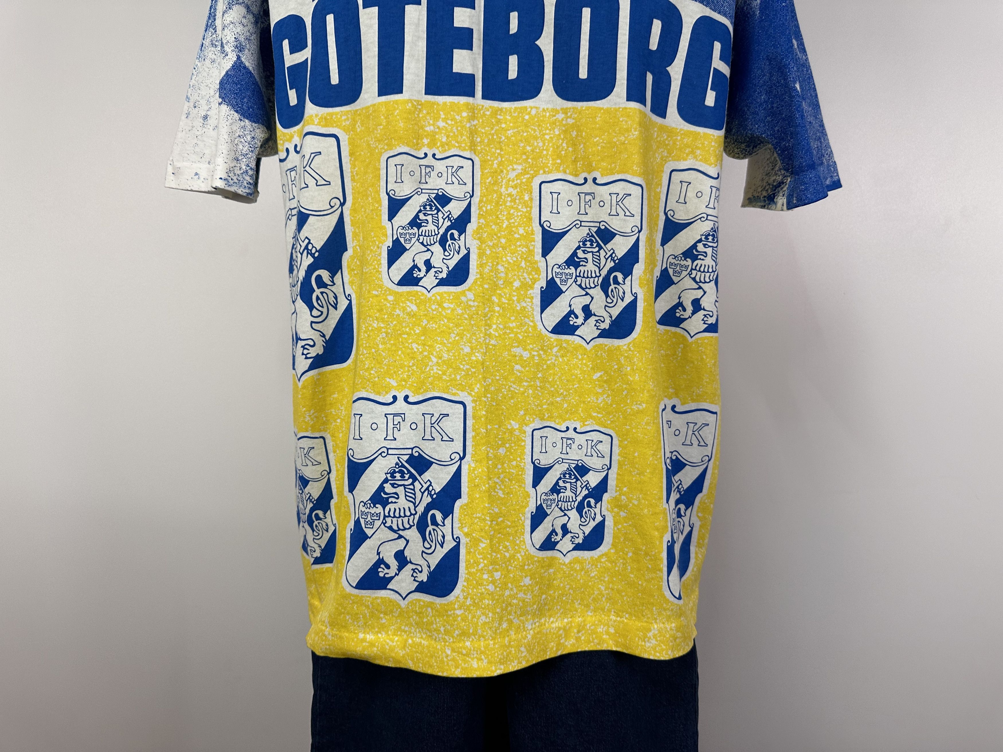 Vintage IFK Goteborg Vintage Screen Stars Retro Football Fan Shirt Size US XXL / EU 58 / 5 - 3 Thumbnail