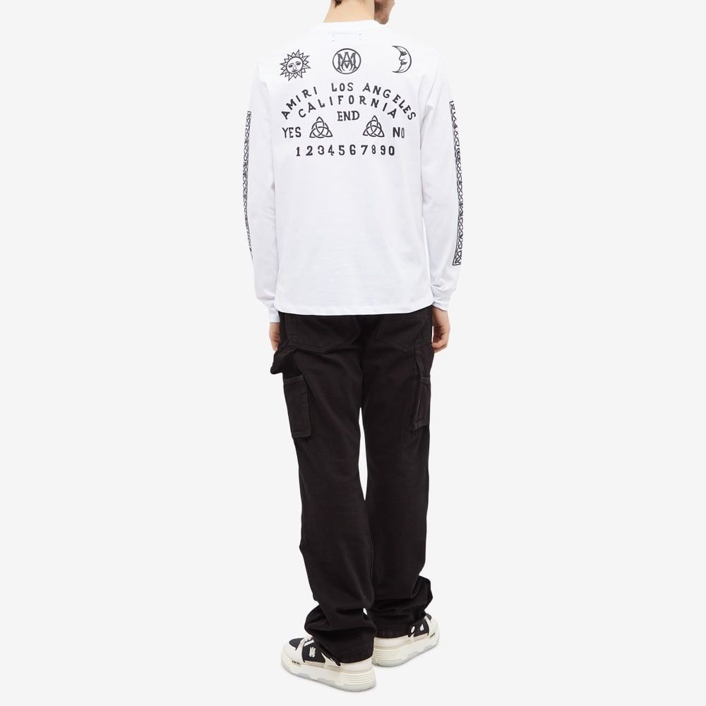 Amiri o1mle0924 Board Long Sleeve T-Shirts in White Size US L / EU 52-54 / 3 - 4 Thumbnail