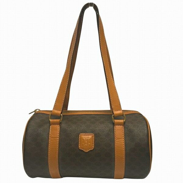 Celine Celine Celine Macadam Mini Boston Handbag Leather Handbag in Good Condition Size ONE SIZE - 1 Thumbnail