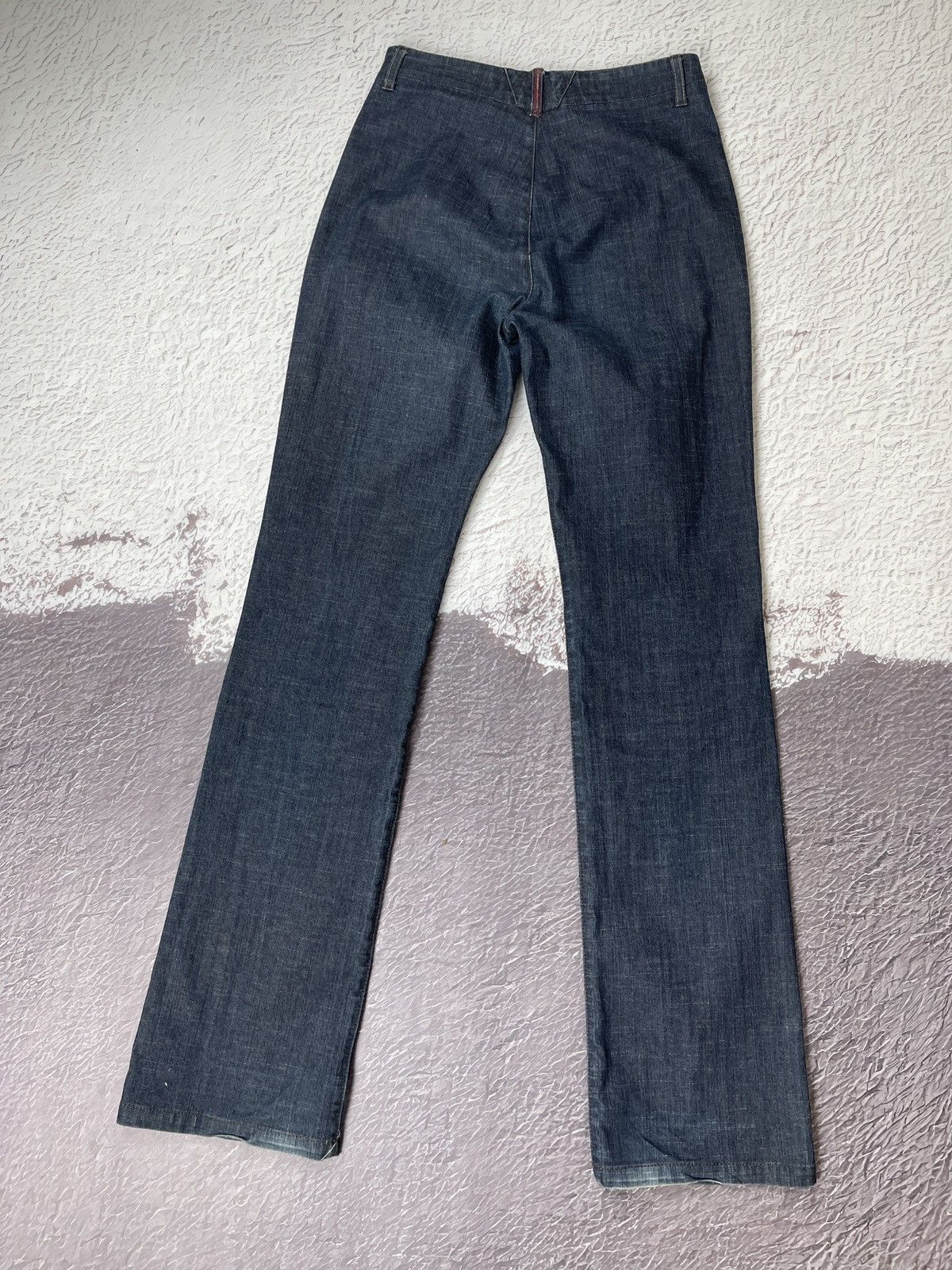 Japanese Brand Le Jean de Marithe Francois Girbaud indigo blue denim jeans Size 28" / US 6 / IT 42 - 3 Thumbnail