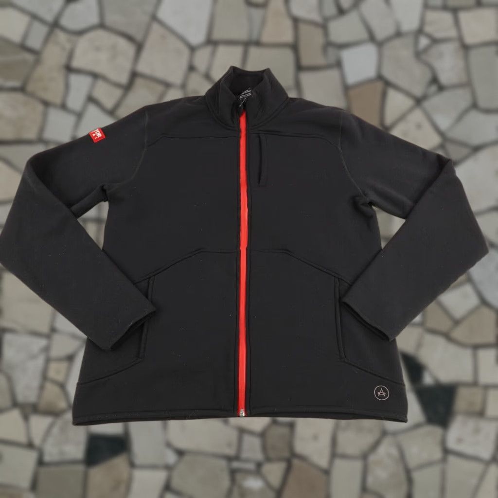 Vintage Aether Jacket Womens XL Size 4 Black Full Zip Up Soft Knit Fleece Outdoors Coat Size XL / US 12-14 / IT 48-50 - 1 Thumbnail