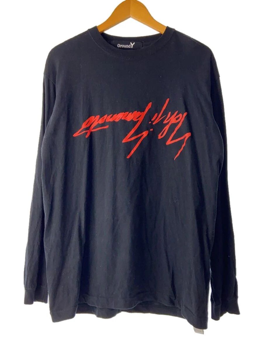 Ground Y × Yohji Yamamoto Upside Down Logo Long Sleeve Tee Size US L / EU 52-54 / 3 - 1 Thumbnail