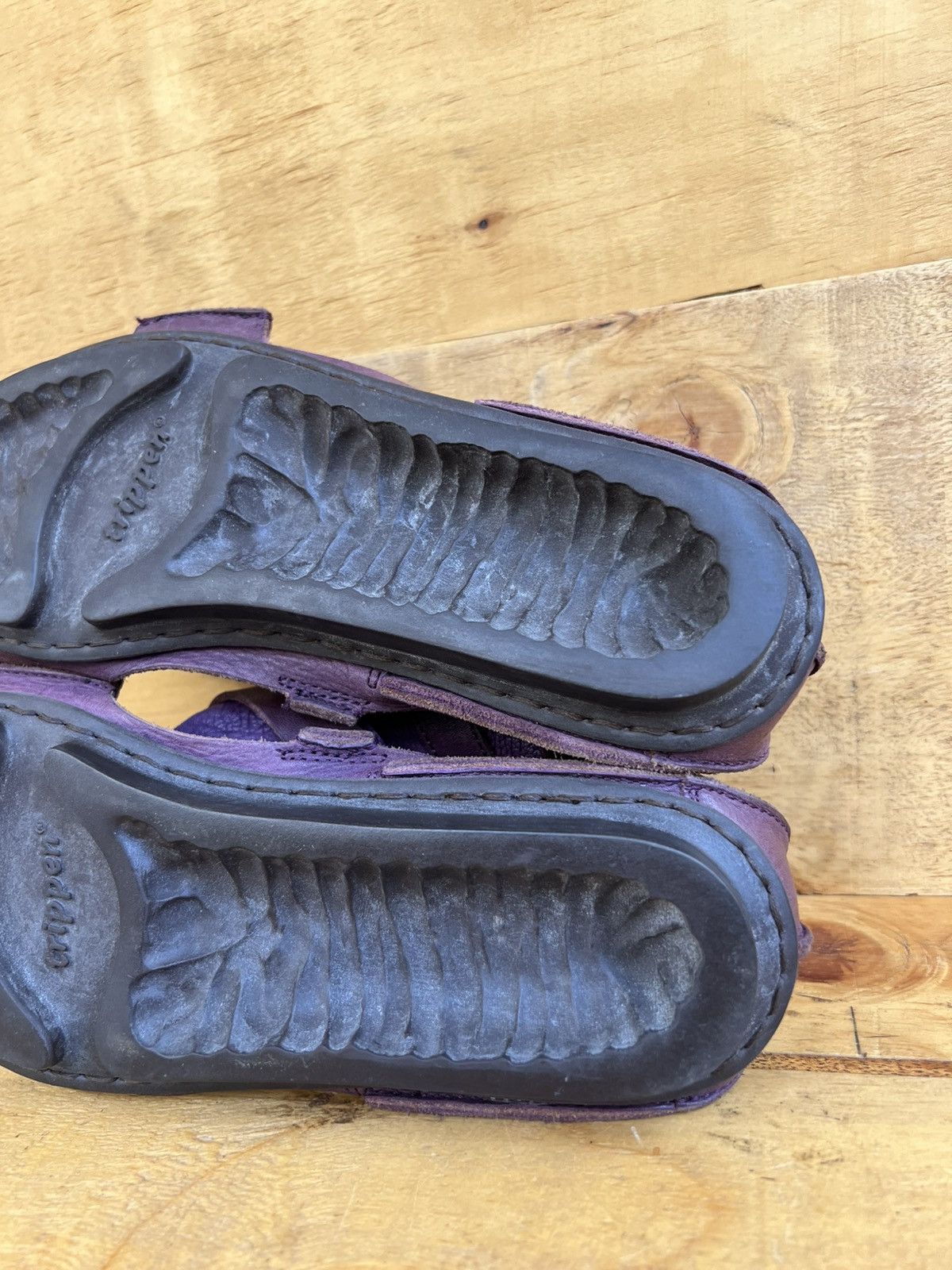 Trippen Trippen wedge sandal Purple Leather Shoes Size EU 40/ US 9 Size US 10 / IT 40 - 12 Thumbnail