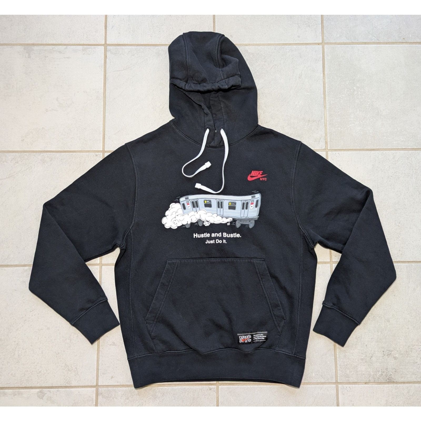 Nike Nike Small NYC Hustle And Bustle Subway Just Do It Hoodie Size US S / EU 44-46 / 1 - 1 Thumbnail
