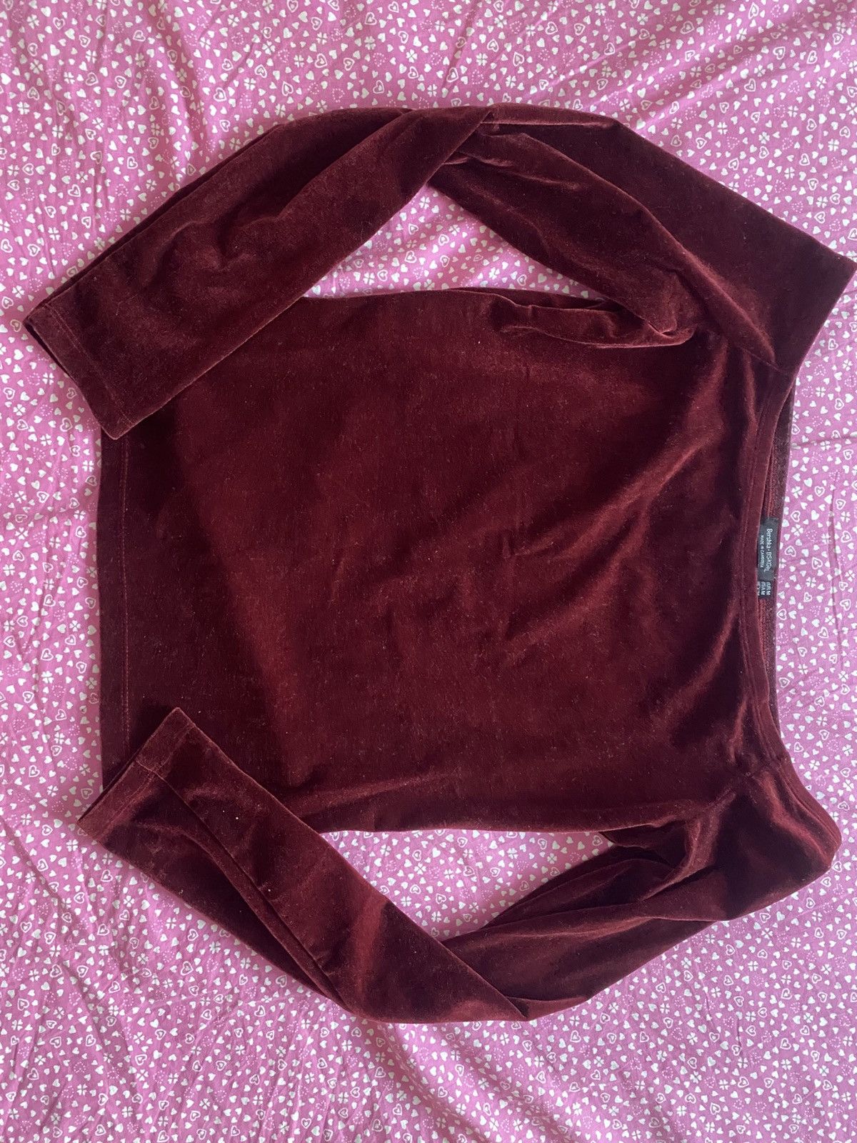 Bershka 90s velvet blouse bershka Size S / US 4 / IT 40 - 1 Thumbnail