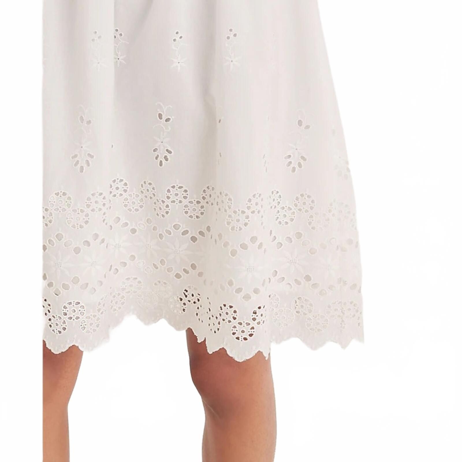 Madewell Eyelet Lattice Dress Size M / US 6-8 / IT 42-44 - 2 Thumbnail