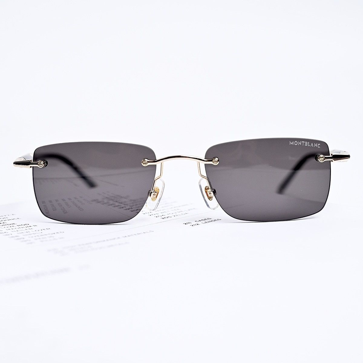 Montblanc MONTBLANC MB0344S SUNGLASSES Size ONE SIZE - 9 Thumbnail