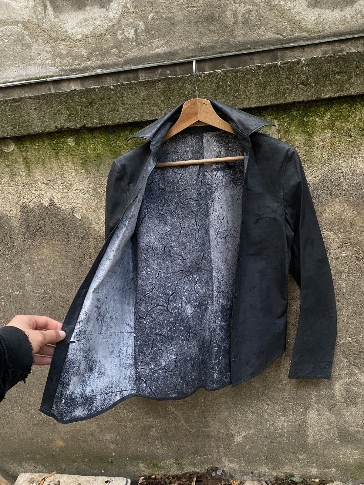 Carol Christian Poell Carol Christian Poell S/S 00/01 Leather Light Jacket Size US XS / EU 42 / 0 - 3 Thumbnail
