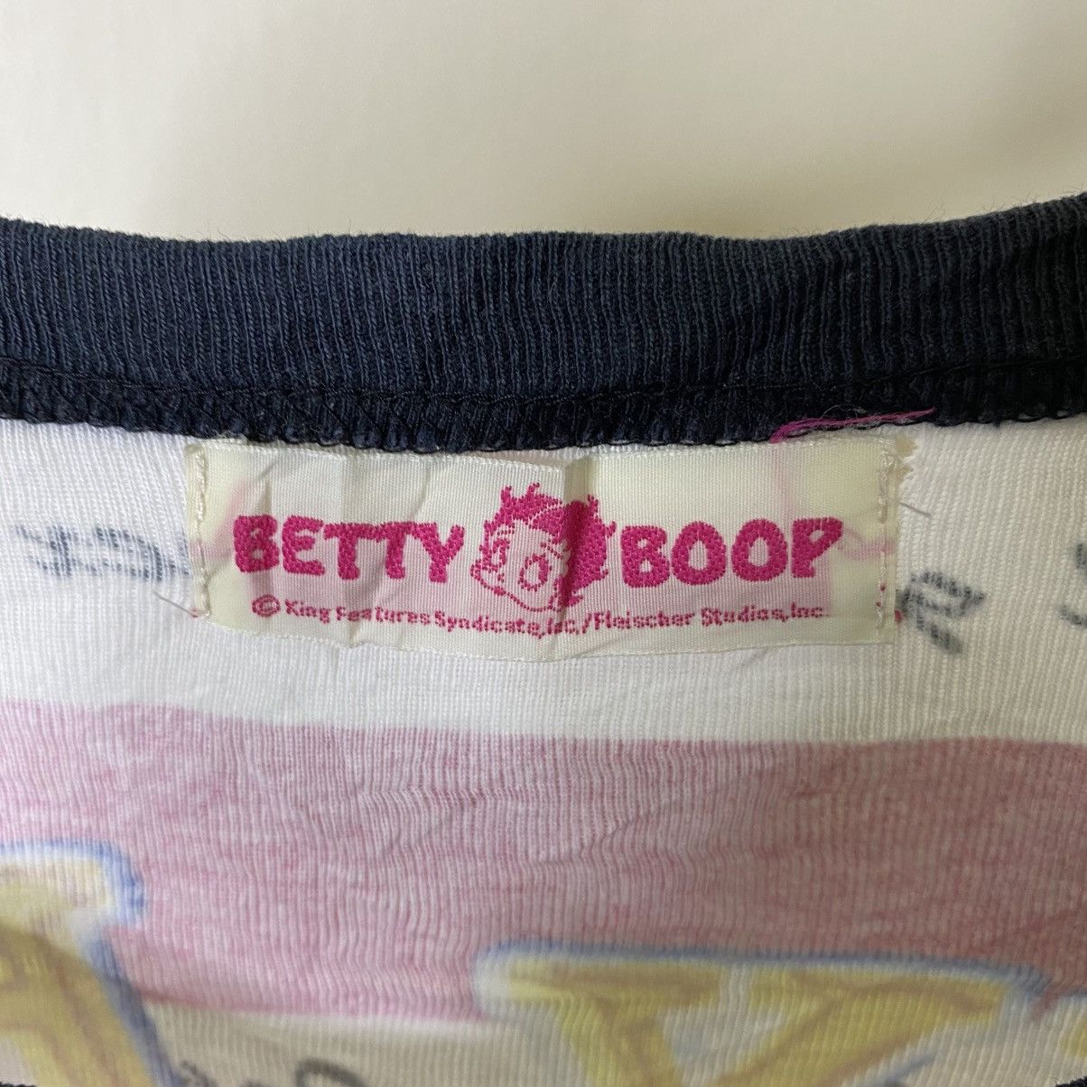 Vintage Vintage 1990s Betty Boop AOP LS Women T Shirt Size M / US 6-8 / IT 42-44 - 6 Thumbnail