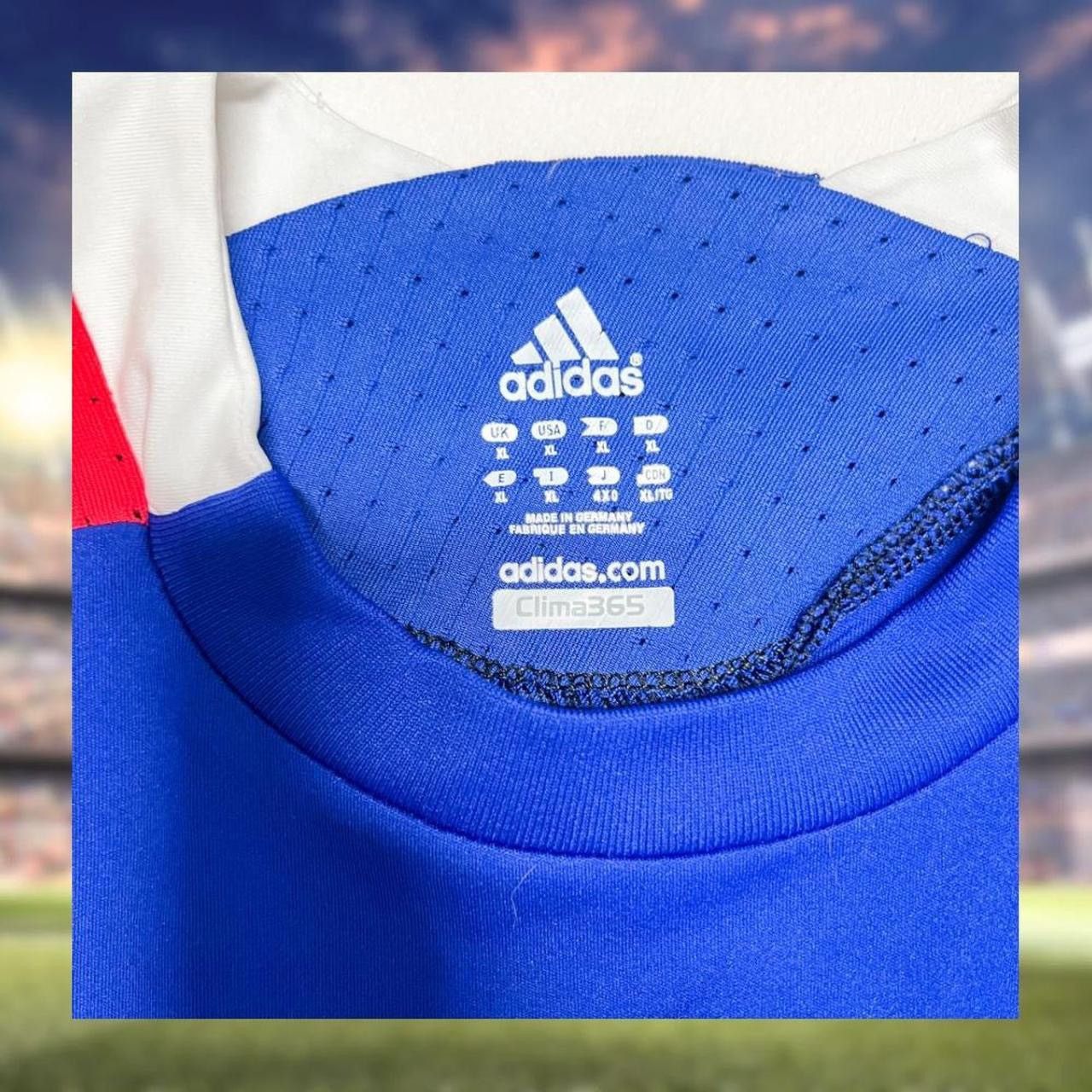 Adidas Anelka 8 French National Team Soccer Jersey⚡ Soccer Jersey Size US XL / EU 56 / 4 - 4 Thumbnail