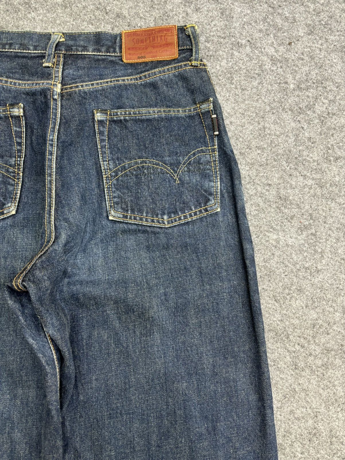 Japanese Brand 💥90s Wide Style💥Vintage Edwin 505 Selvedge Wide Denim F576 Size US 27 - 10 Thumbnail