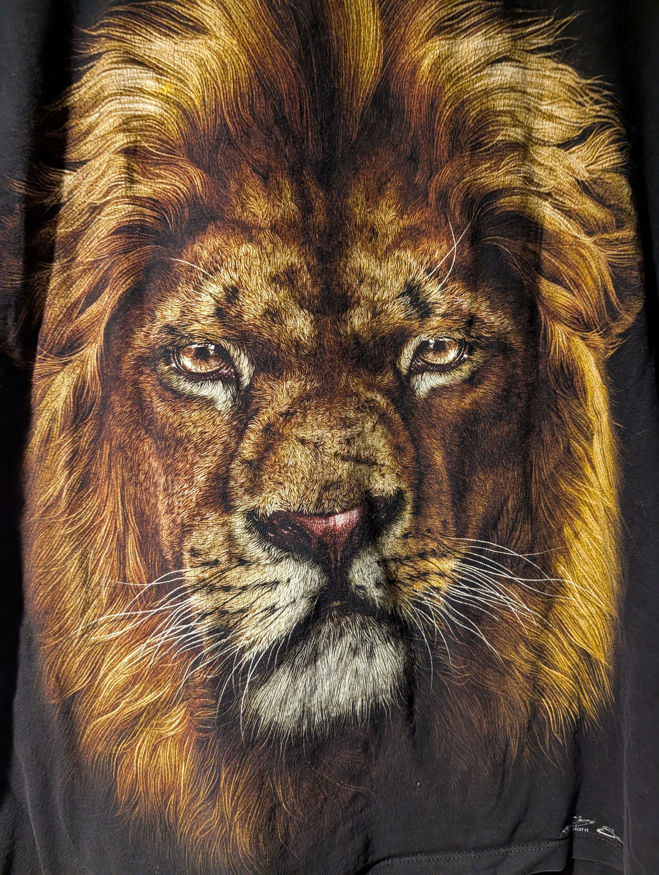 Arts & Science Vintage Y2K Lion Big Cat Animal Nature Wildlife T-Shirt Size US L / EU 52-54 / 3 - 2 Thumbnail