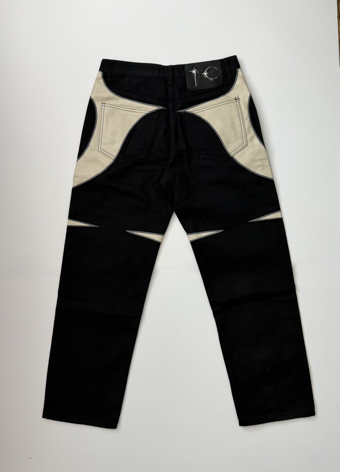 Thug Club Thug Club Leather Washing Denim Pants Size US 30 / EU 46 - 3 Thumbnail