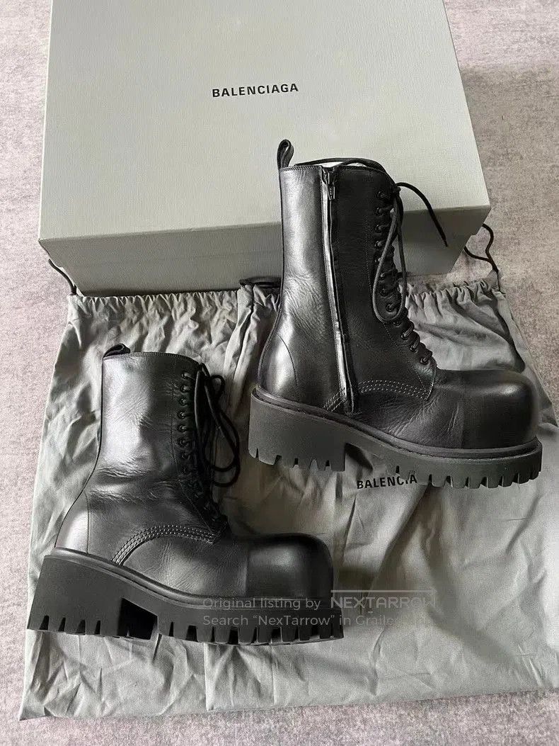 Balenciaga Balenciaga Stomper Military Boots Size 41. Size US 8 / EU 41 - 3 Thumbnail