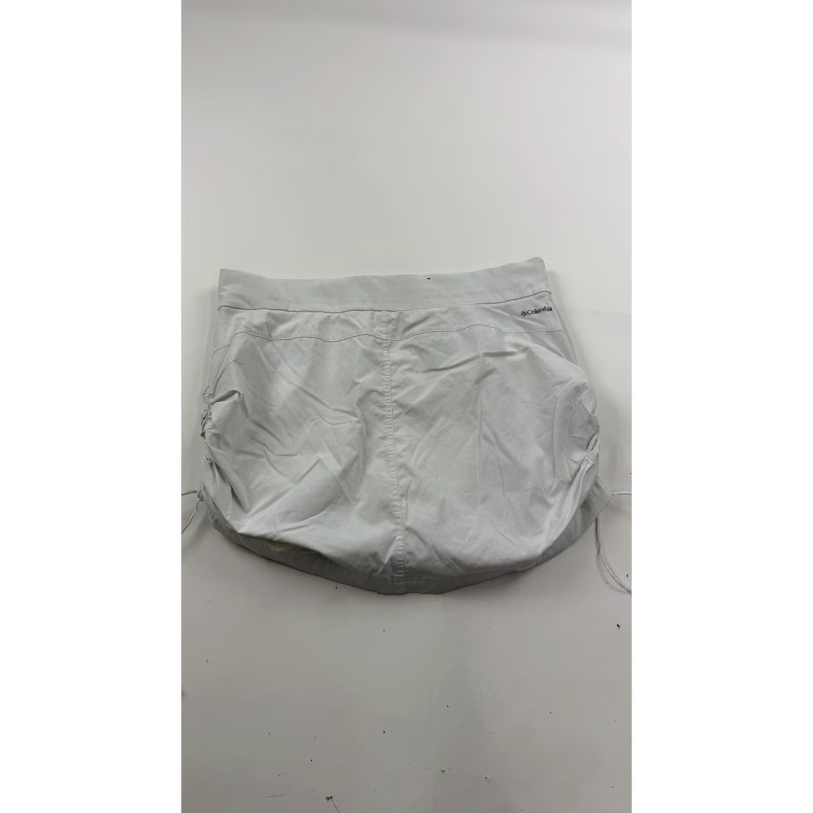 Vintage Columbia Skort Womens XL White Ruched Drawstring Built-In Shorts Golf Tennis Athletic Pockets Size 40" / US 18 - 5 Thumbnail