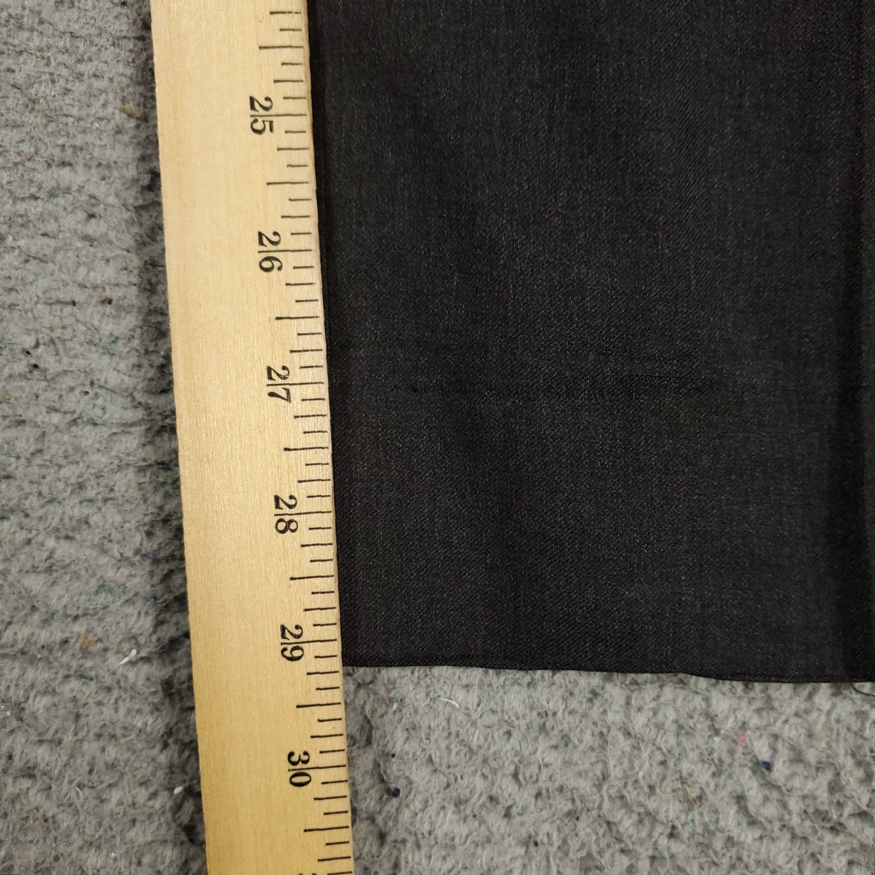 Canali Canali Pants Mens 34x29 Gray Wool Dress Slacks Flat Front Trousers Chino Size US 34 / EU 50 - 5 Thumbnail